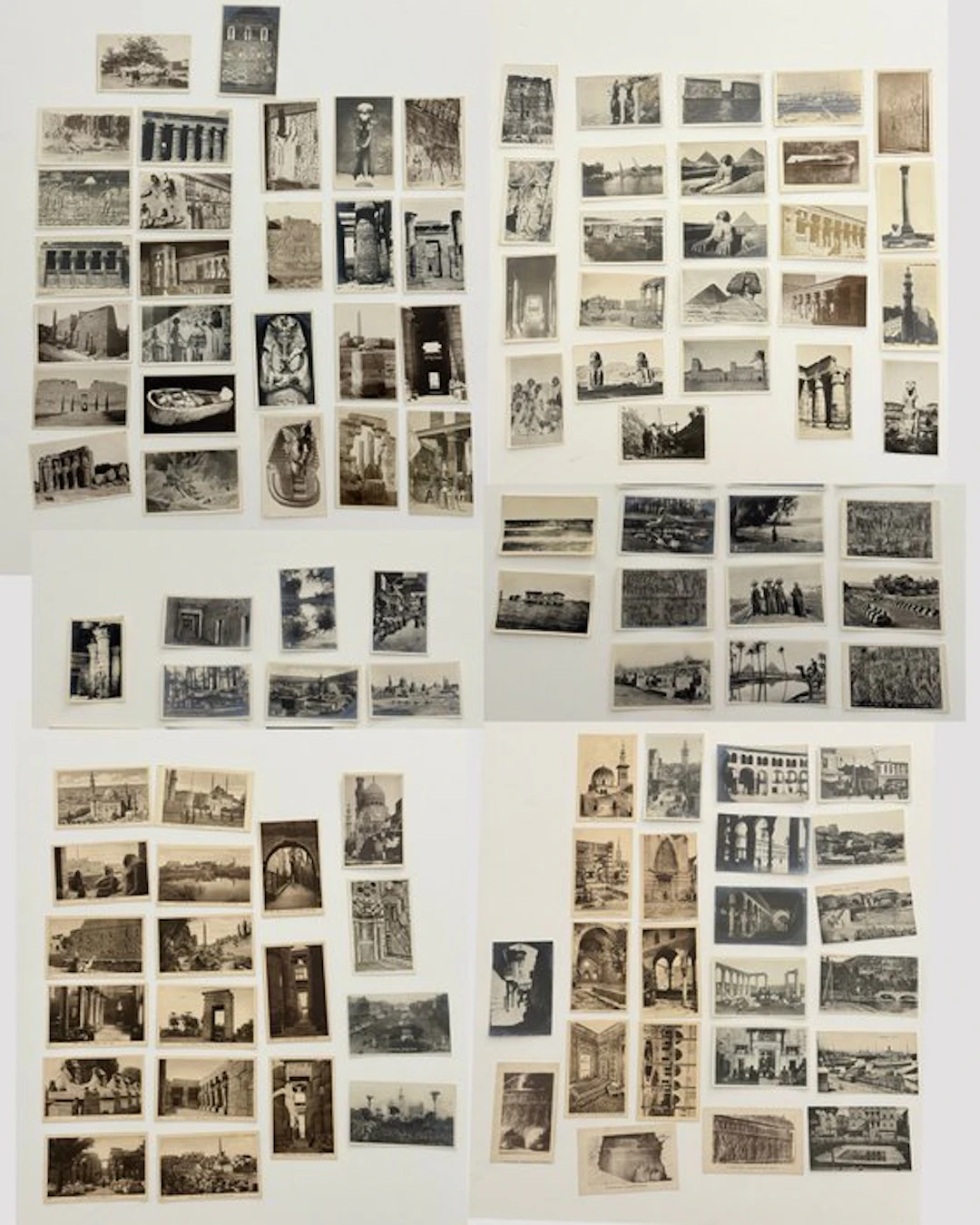 Egypt - Monumental collection of 109 photographs and...