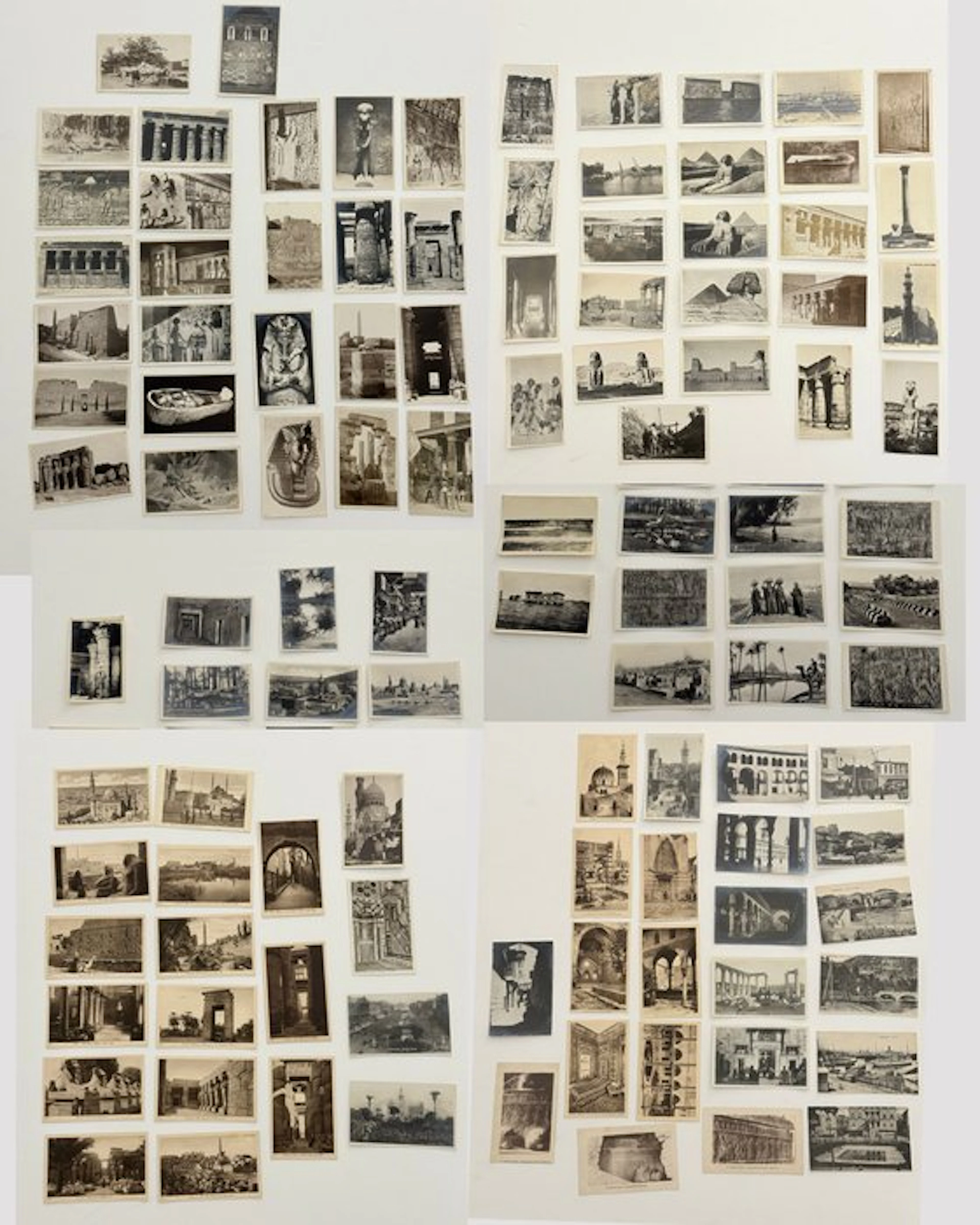 Egypt - Monumental collection of 109 photographs and...
