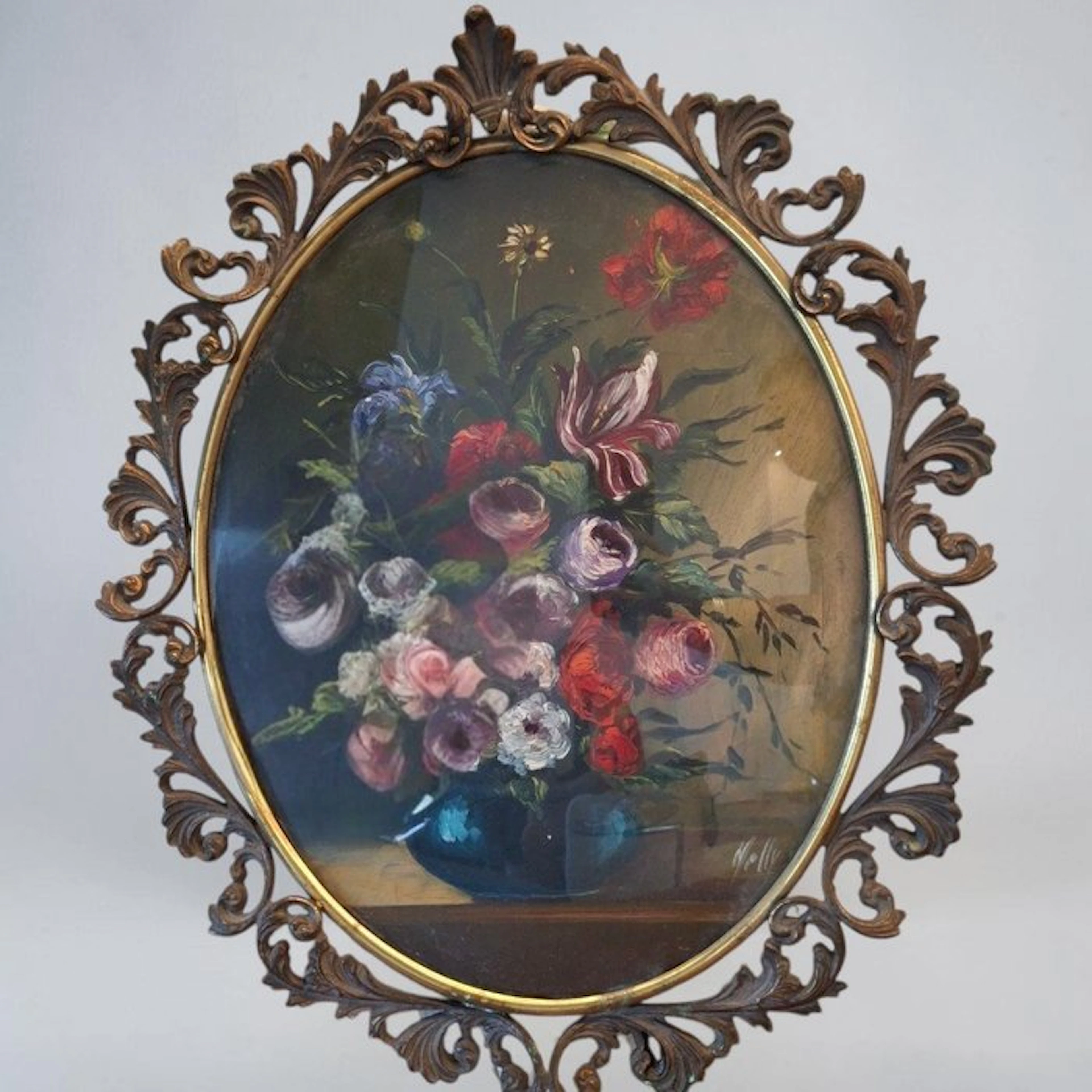 Display frame - Brass - period painting