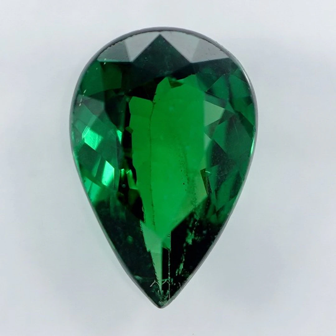 1 pcs Green Tsavorite - 1.18 ct - International Gemological Institute (IGI)