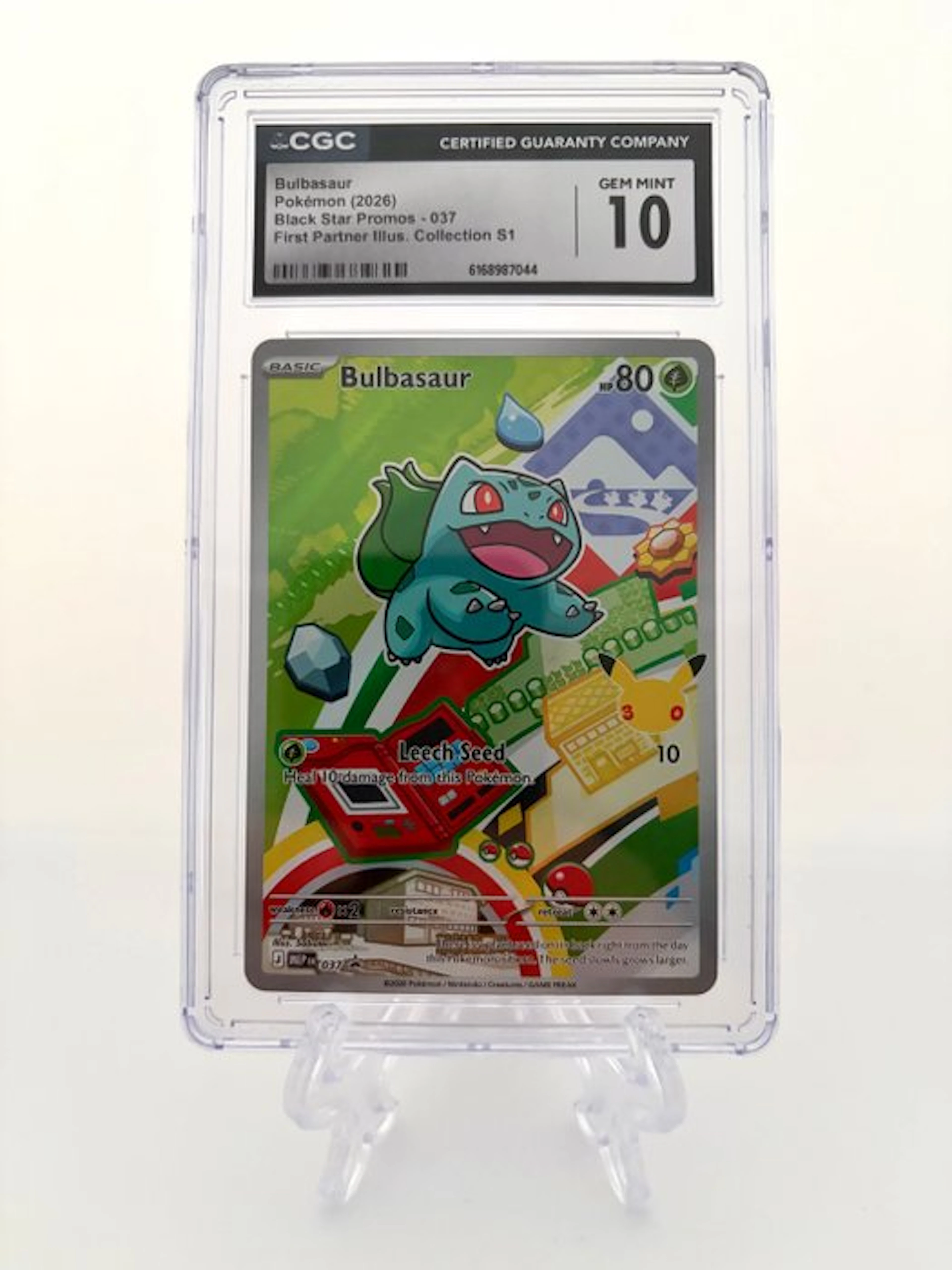 Pokémon - 1 Graded card - Bulbasaur - First Partner...