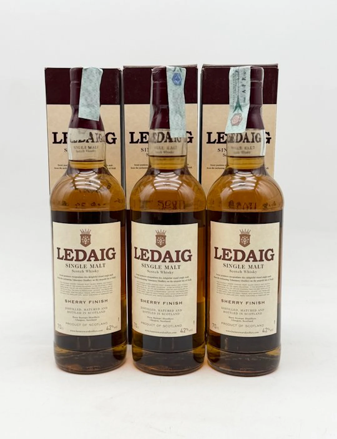 Ledaig Sherry Finish - b. 2000s - 70cl - 3 bottles