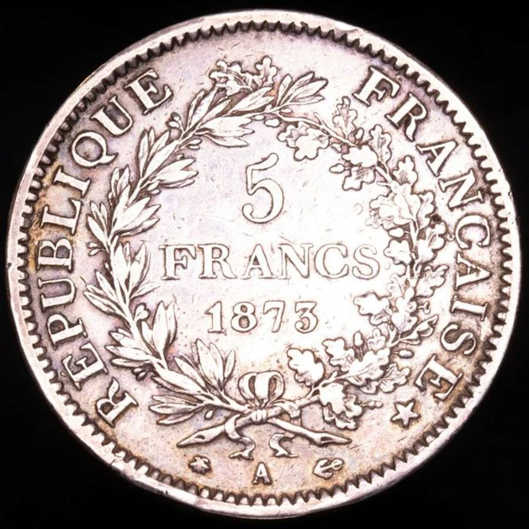 France. 5 Francs 1873-A Hercule (No reserve price)
