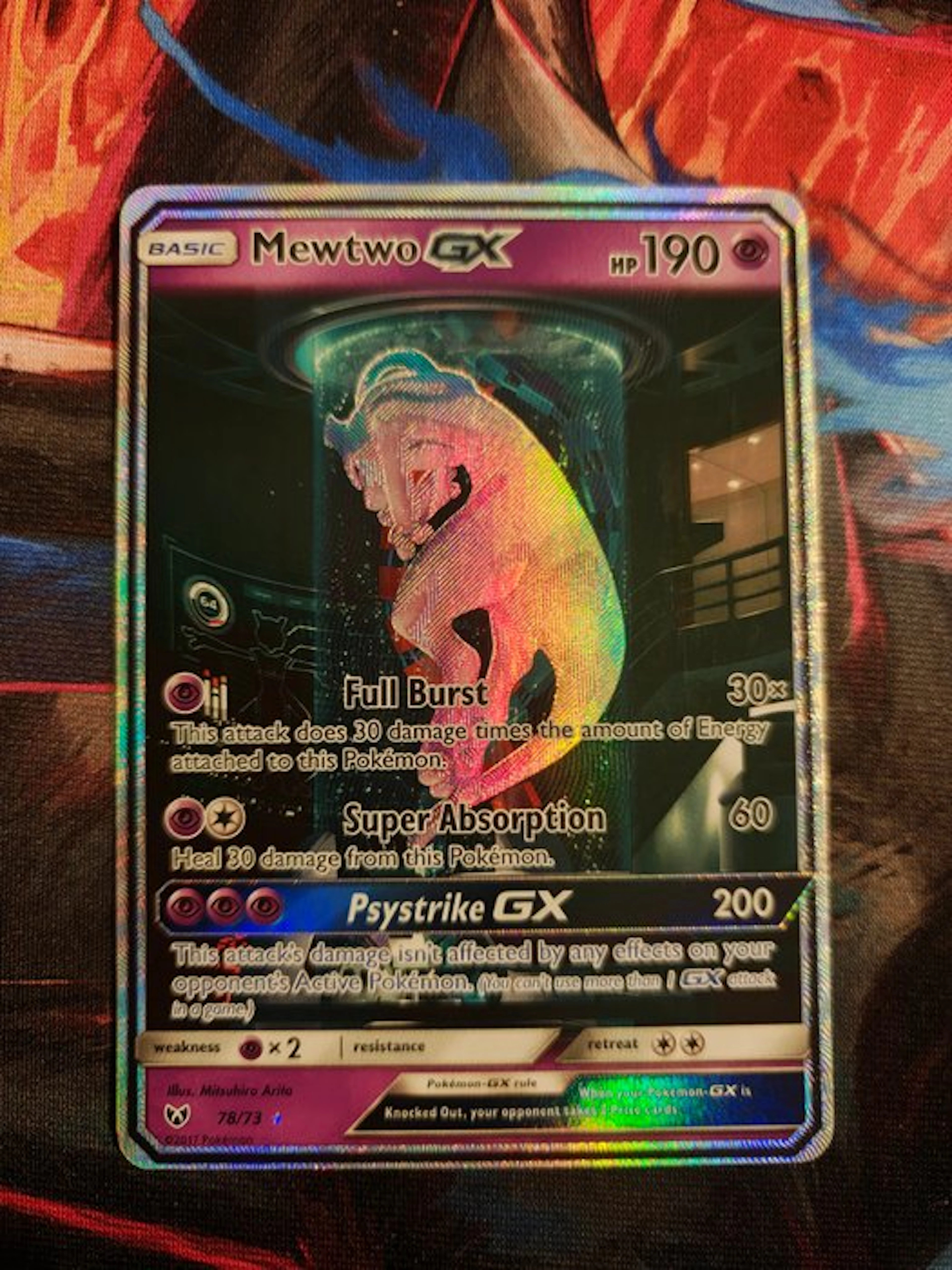 Pokémon - 1 Card - Mewtwo 78/73 Secret rare, Foil, Full art