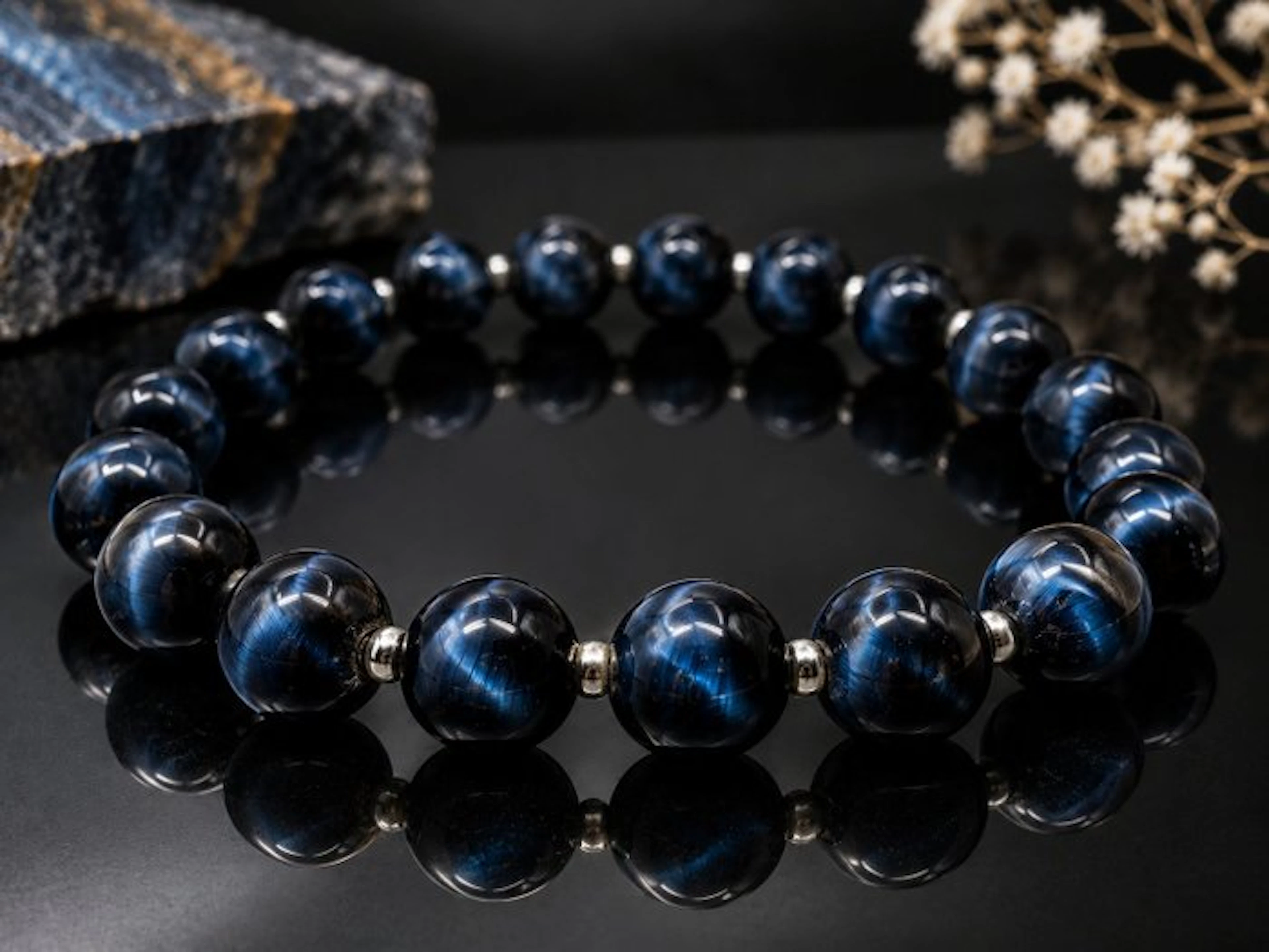 Blue Tiger’s eye - Bracelet - South Africa - 7A quality