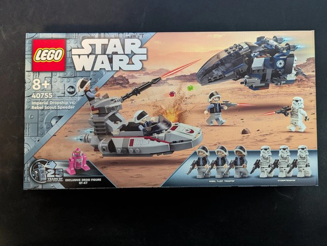 LEGO Set - 40755 - Star Wars - Imperial dropship vs. Rebel Scout speedee
