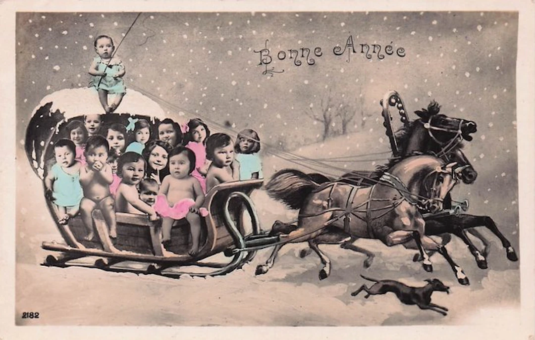Babies on cards, especially surreal. - Postcard (50) - 1910-1940
