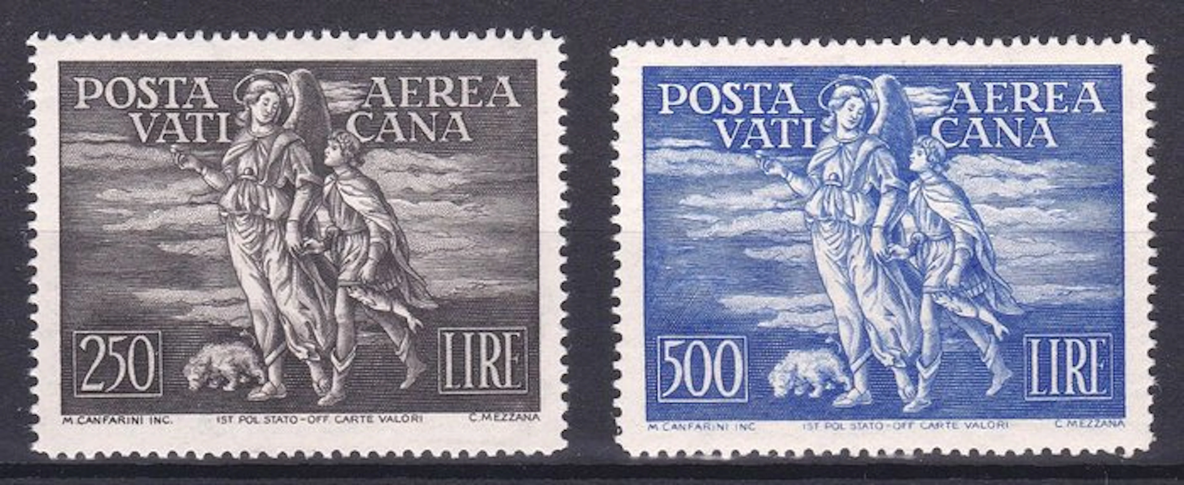 Vatican City 1948 - “Archangel and Tobias” Airmail...