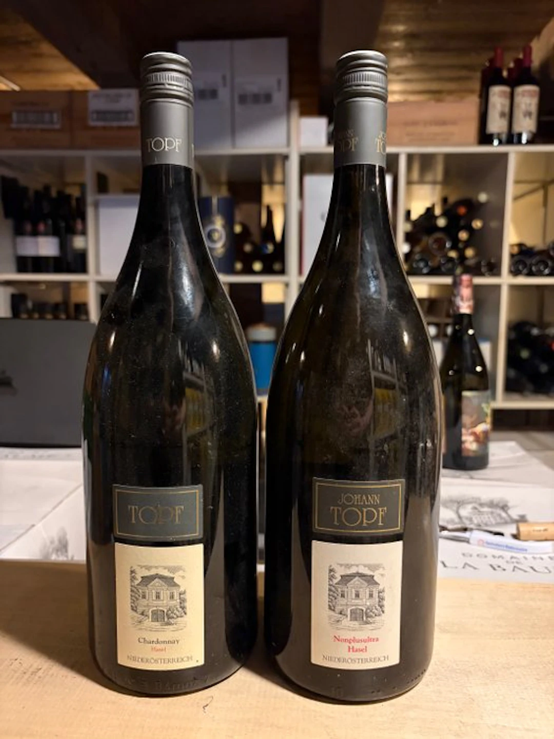 2011 Johann Topf Chardonnay Hasel & 2009 Johann Topf...