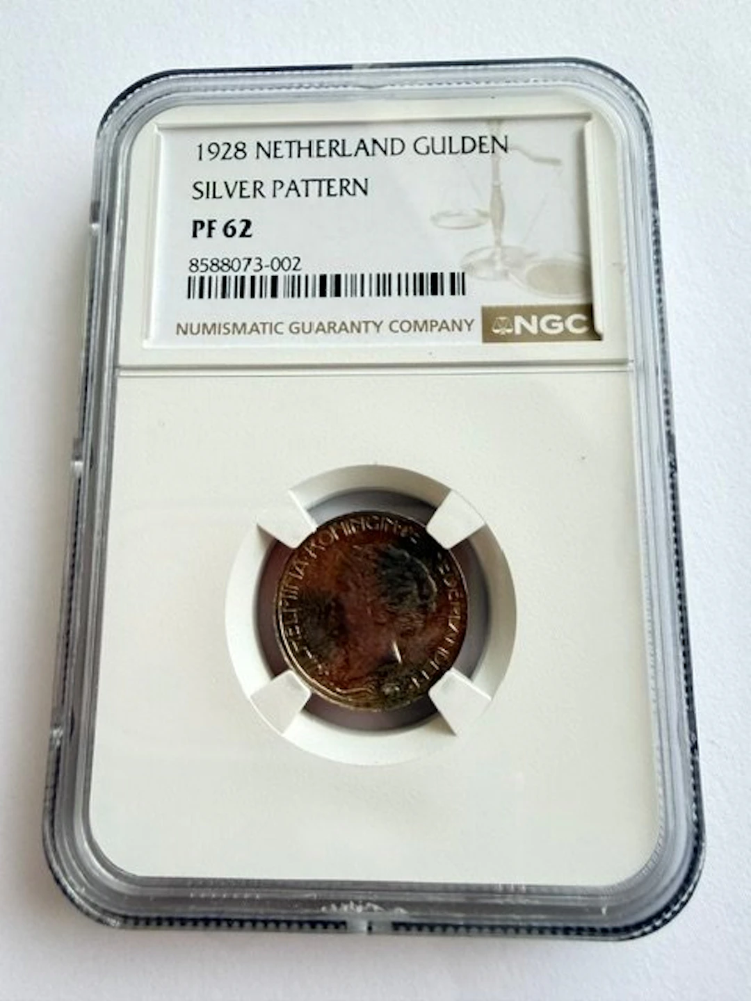 Netherlands. Wilhelmina. 1 Gulden 1928