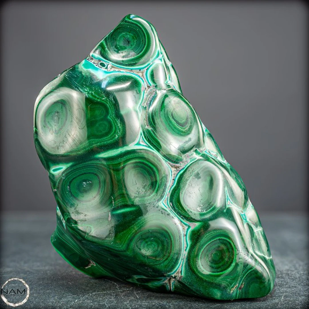 Natural freeform from malachite & chrysocolla – A...