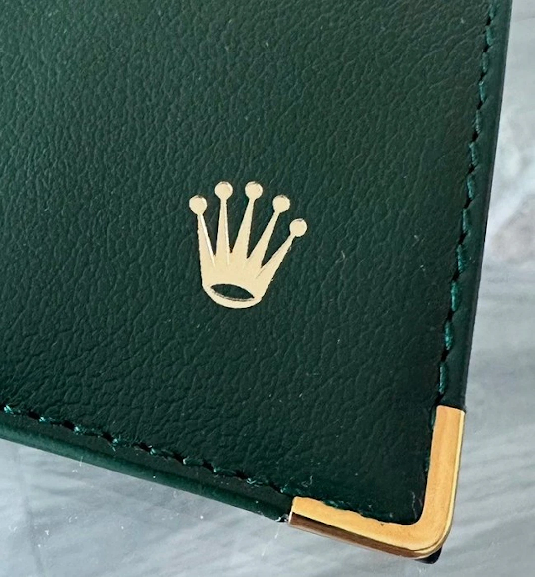 Rolex - “Matte” Green - Leather Item - Travel