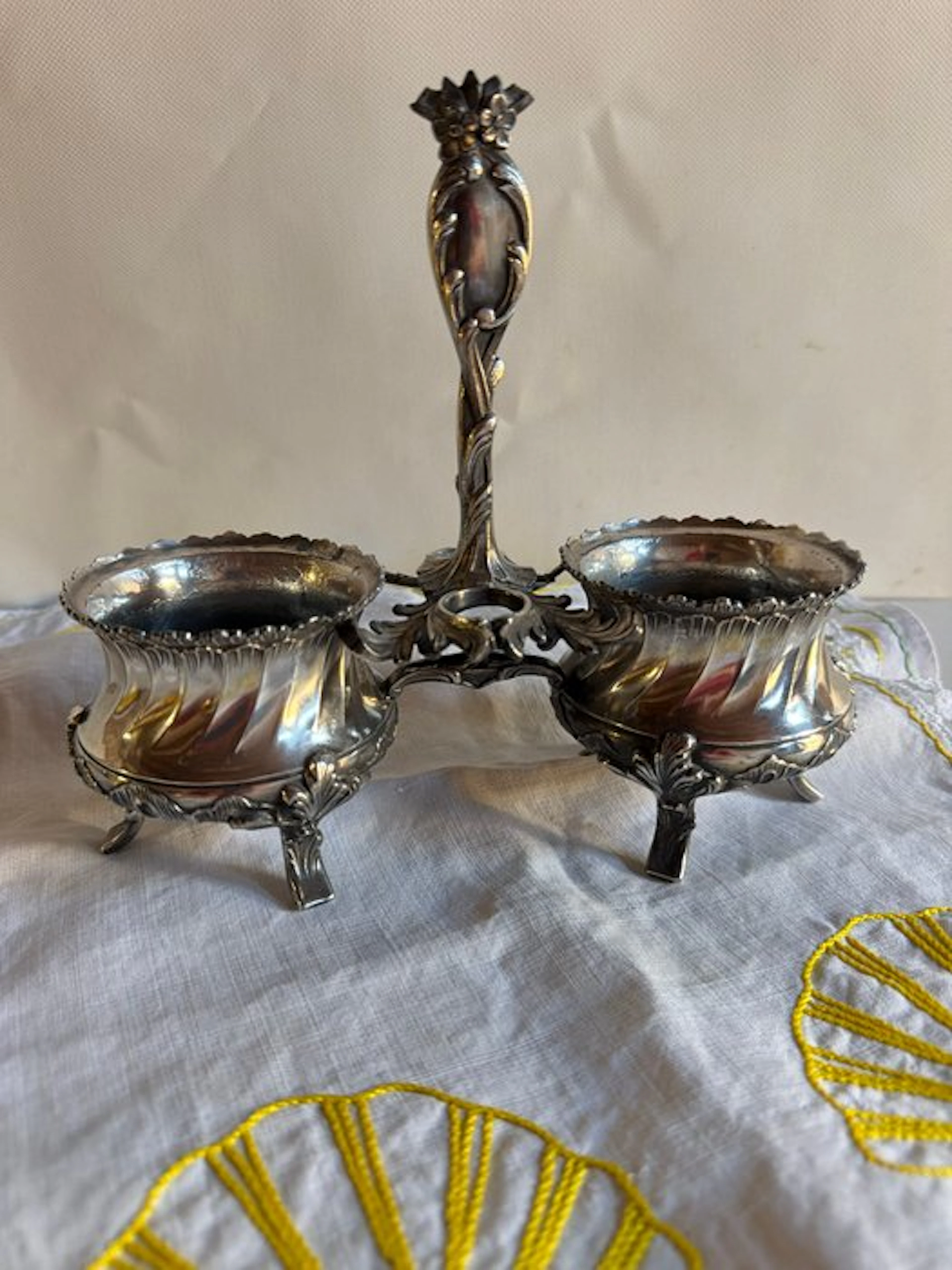 Gallia, Christofle - Cruet stand (without spice container) - Silverplated
