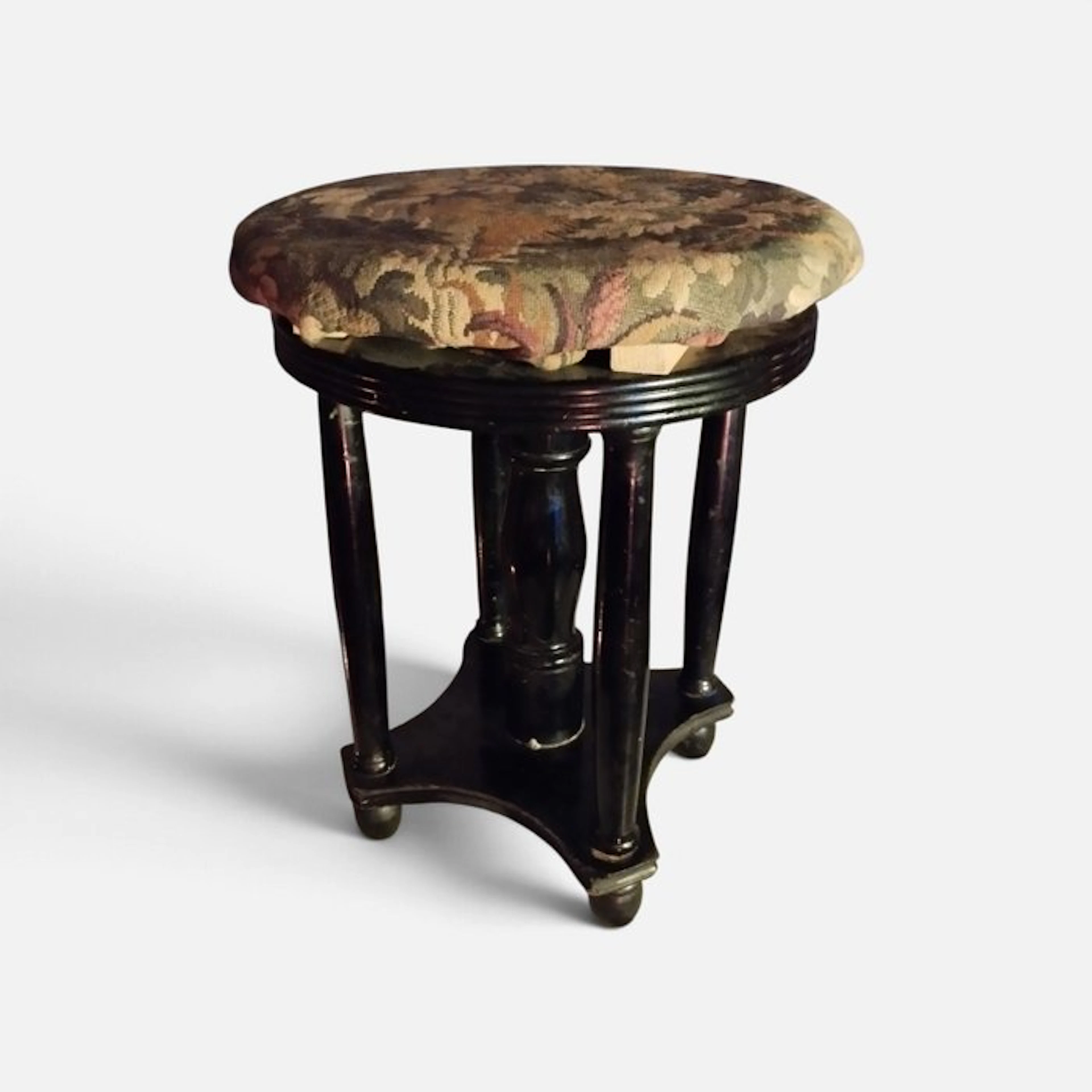 Stool - Damask - Vintage/Robust/black