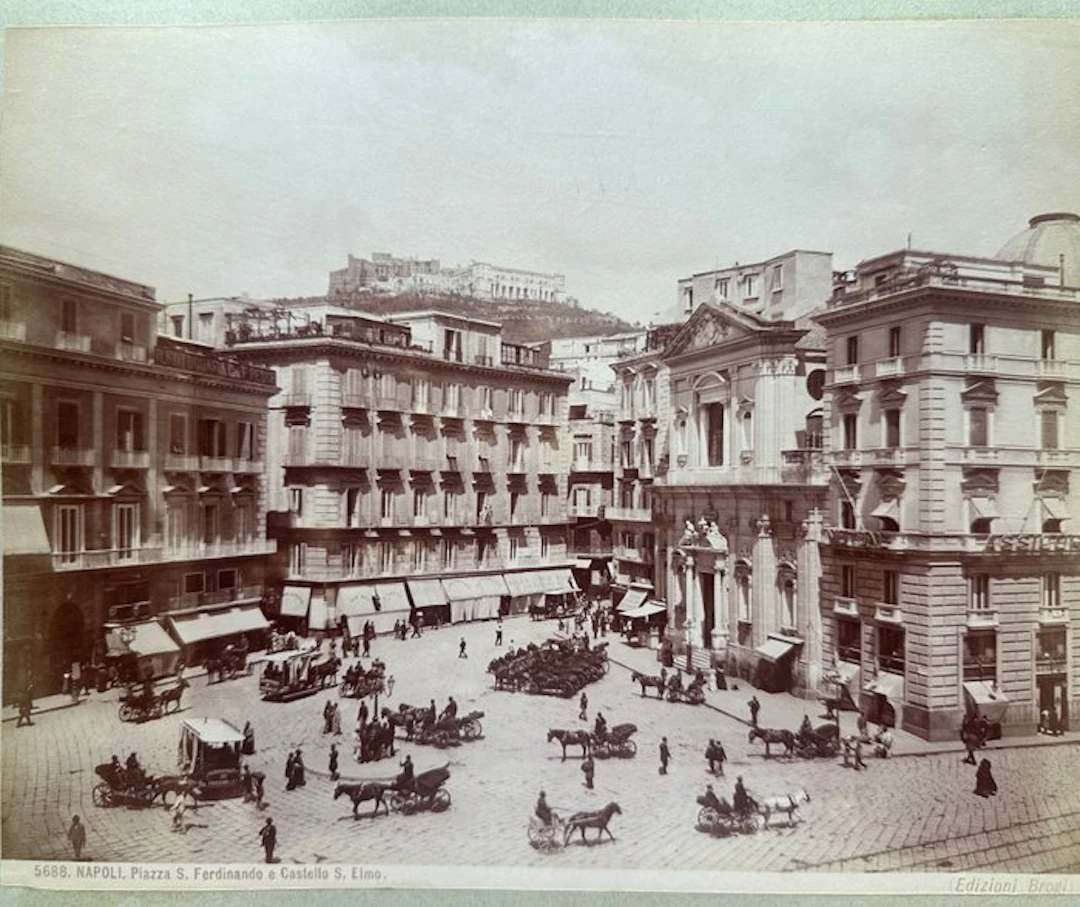 Brogi - Napoli - Coppia di fotografie antiche dell’800