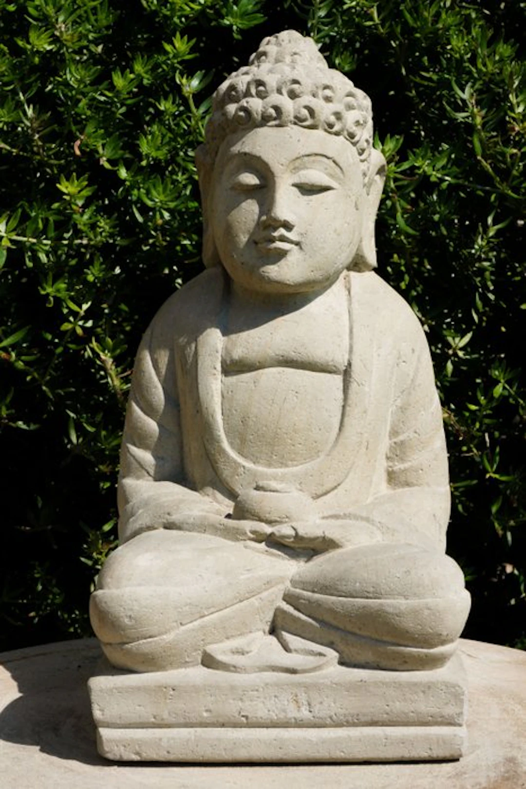 Statua di Buddha Seduto in Pietra – Scultura Balinese –...