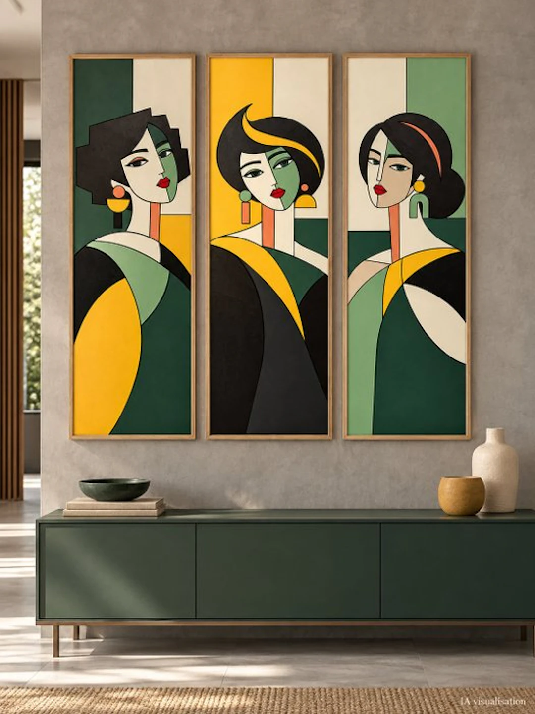 Marcel Mendez - Fragmented Face #153, 154 -XL- ( No reserve )
