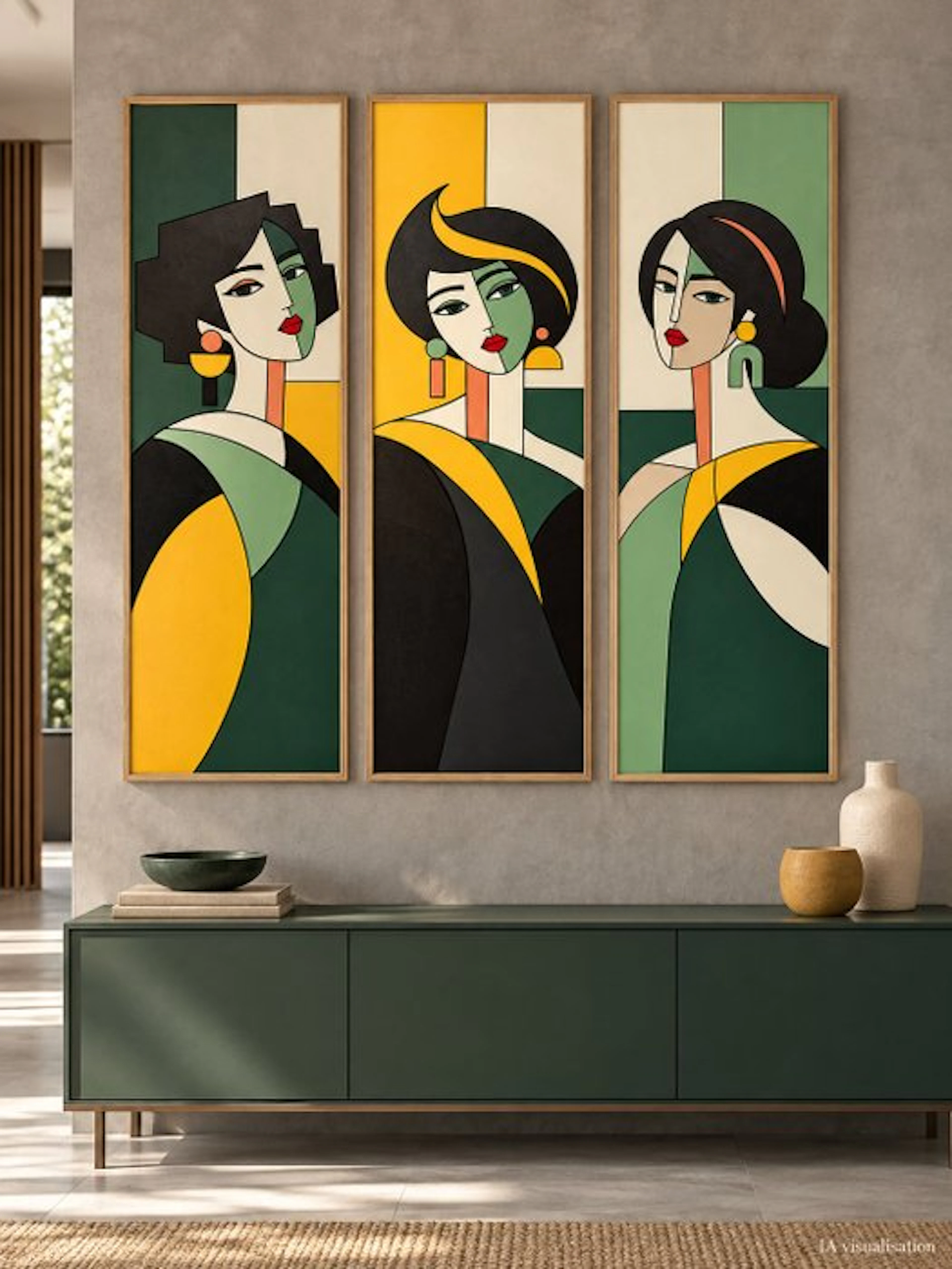Marcel Mendez - Fragmented Face #153, 154 -XL- ( No reserve )