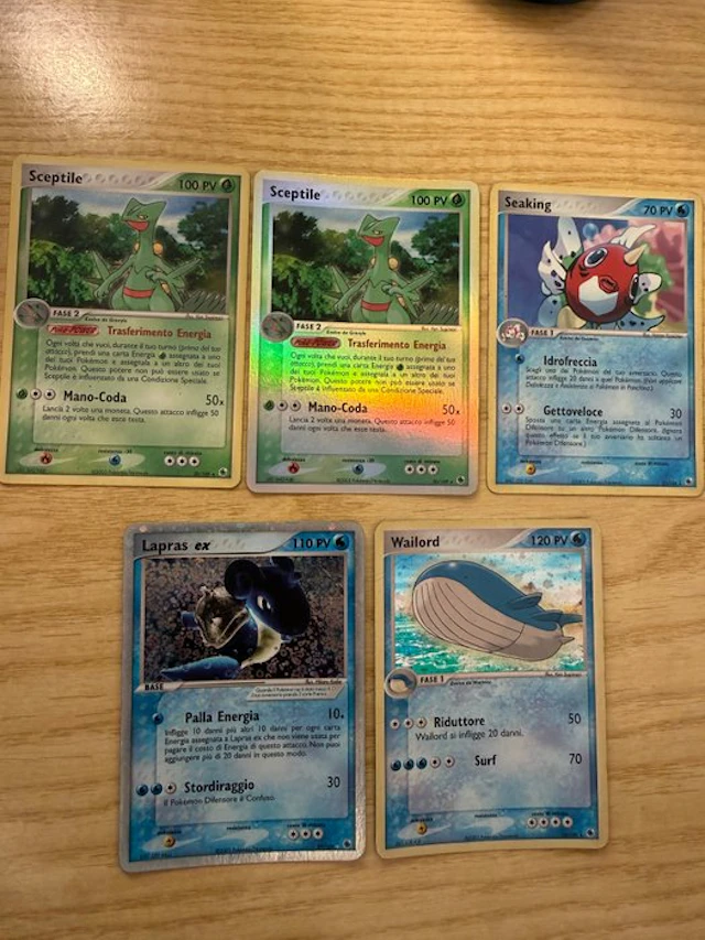 Pokémon Card - Lapras Holo, Reverse holo - EX - EX Ruby and Sapphire