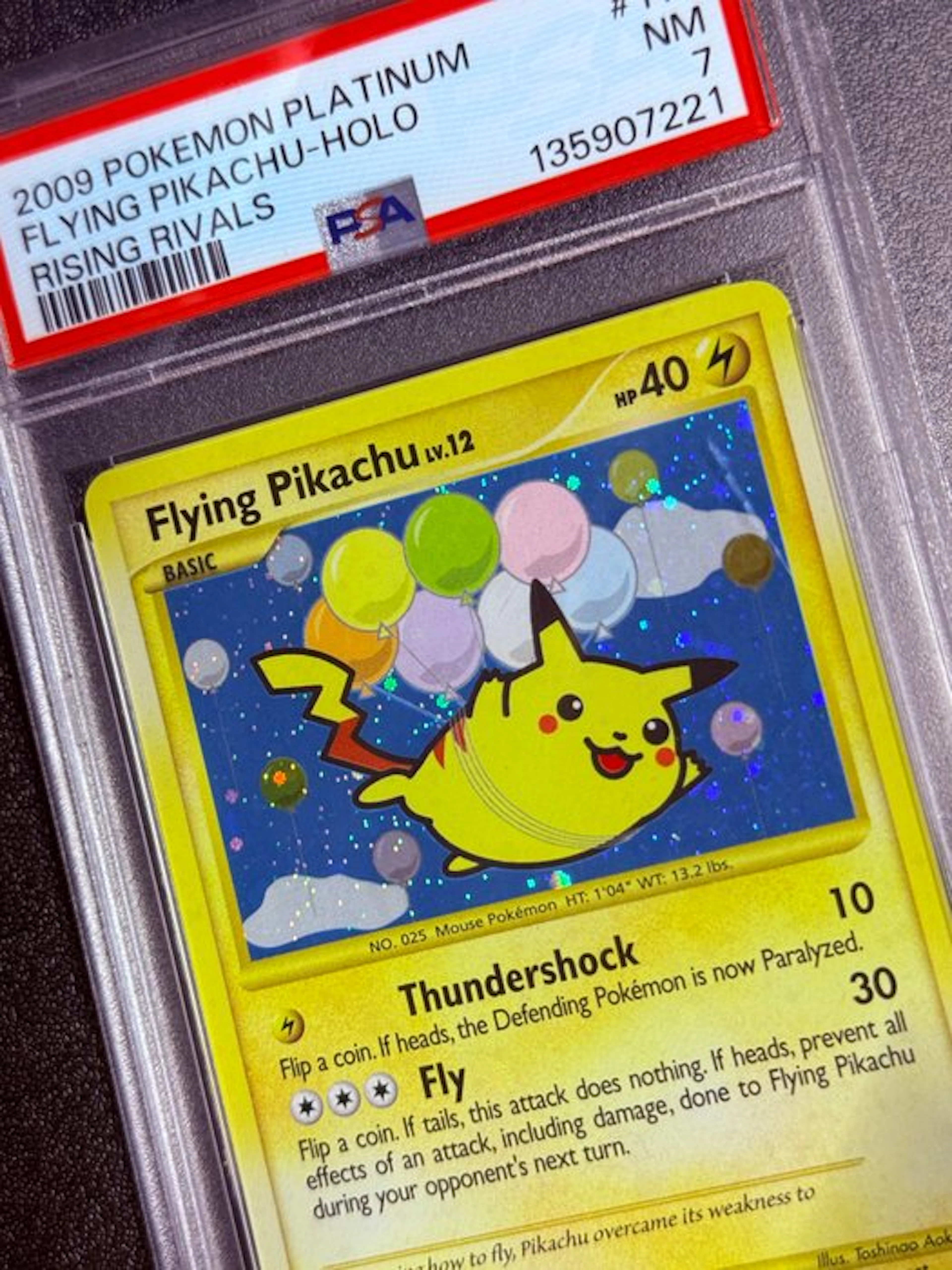 Pokémon - 1 Graded card - Flying Pikachu 113/111 Foil