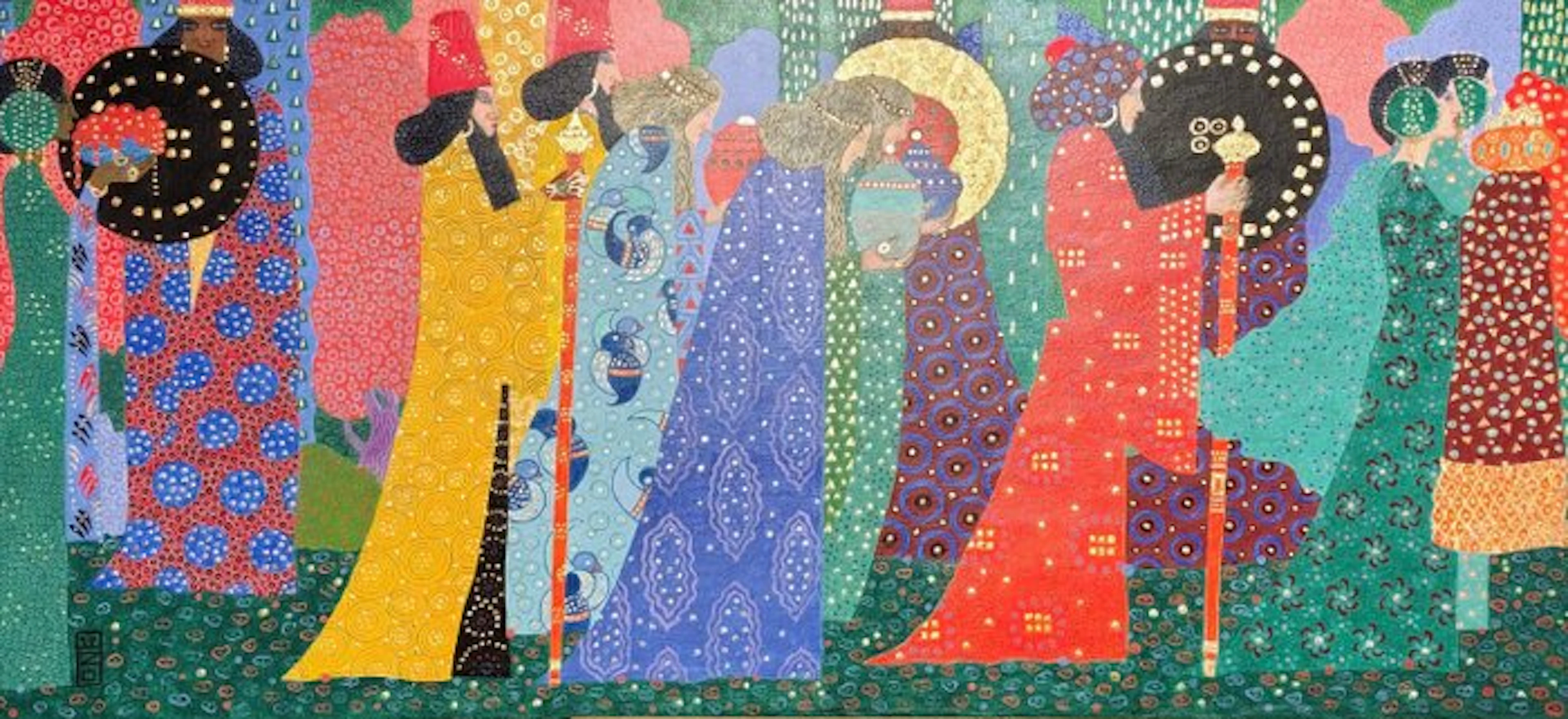 Vittorio Zecchin (1878-1947) - Bozzetto per "Le Mille e Una Notte"