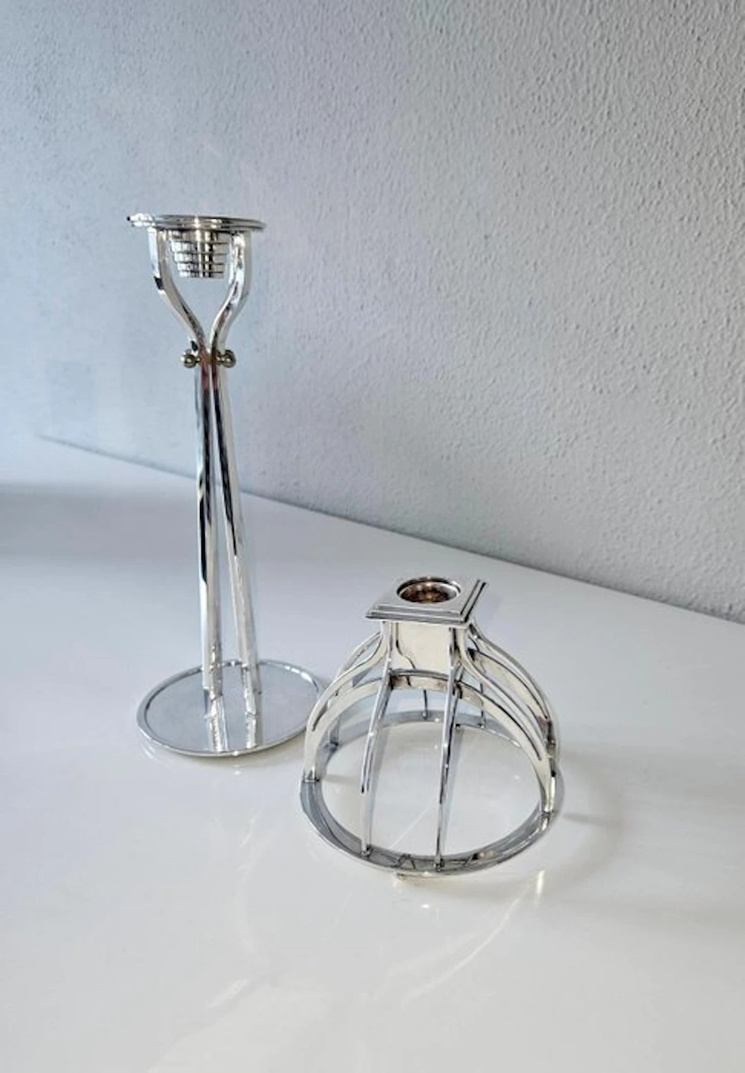 Alessi - Paolo Portoghesi - Candlestick Tlemcen (2) - Silverplated