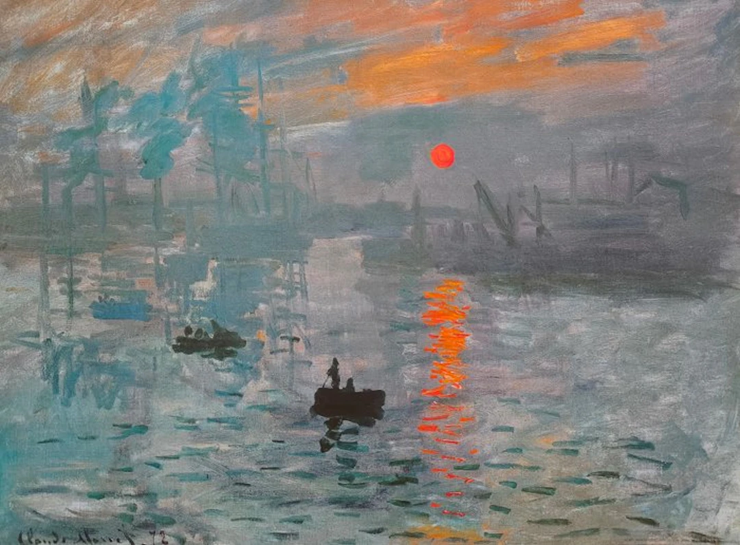 Claude Monet (1840–1926) (after) - "Soleil Levant, 1872"