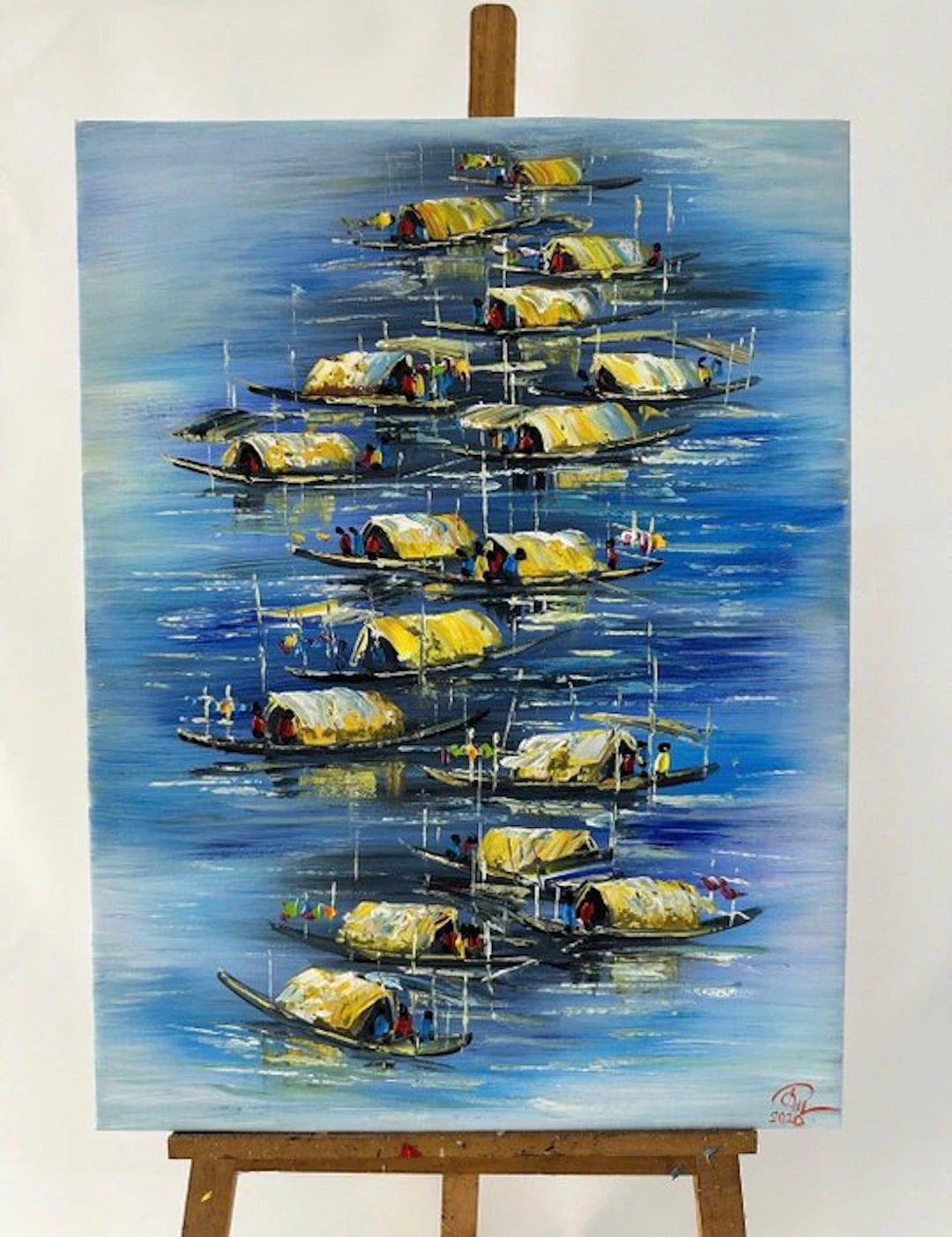 Nguyễn Văn Duy - Can Tho Delta du Mékong ↑80 →60 cm → Starting price €1 ✓