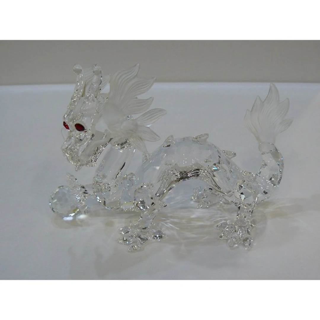 Swarovski - Figurine - SCS - Annual Edition 1997 - Dragon - 208398 - Crystal