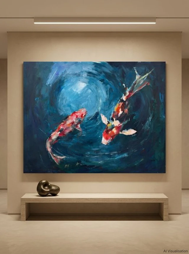 Rhul Rodríguez (1981, Jaén, España) - Tornado Koi — XL — NO RESERVE