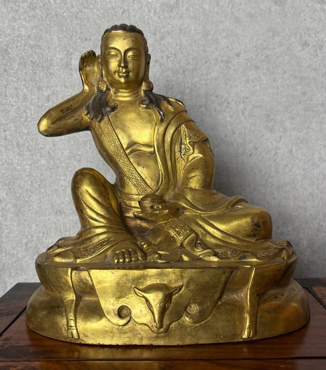 Milarepa - Gilded bronze - Asia