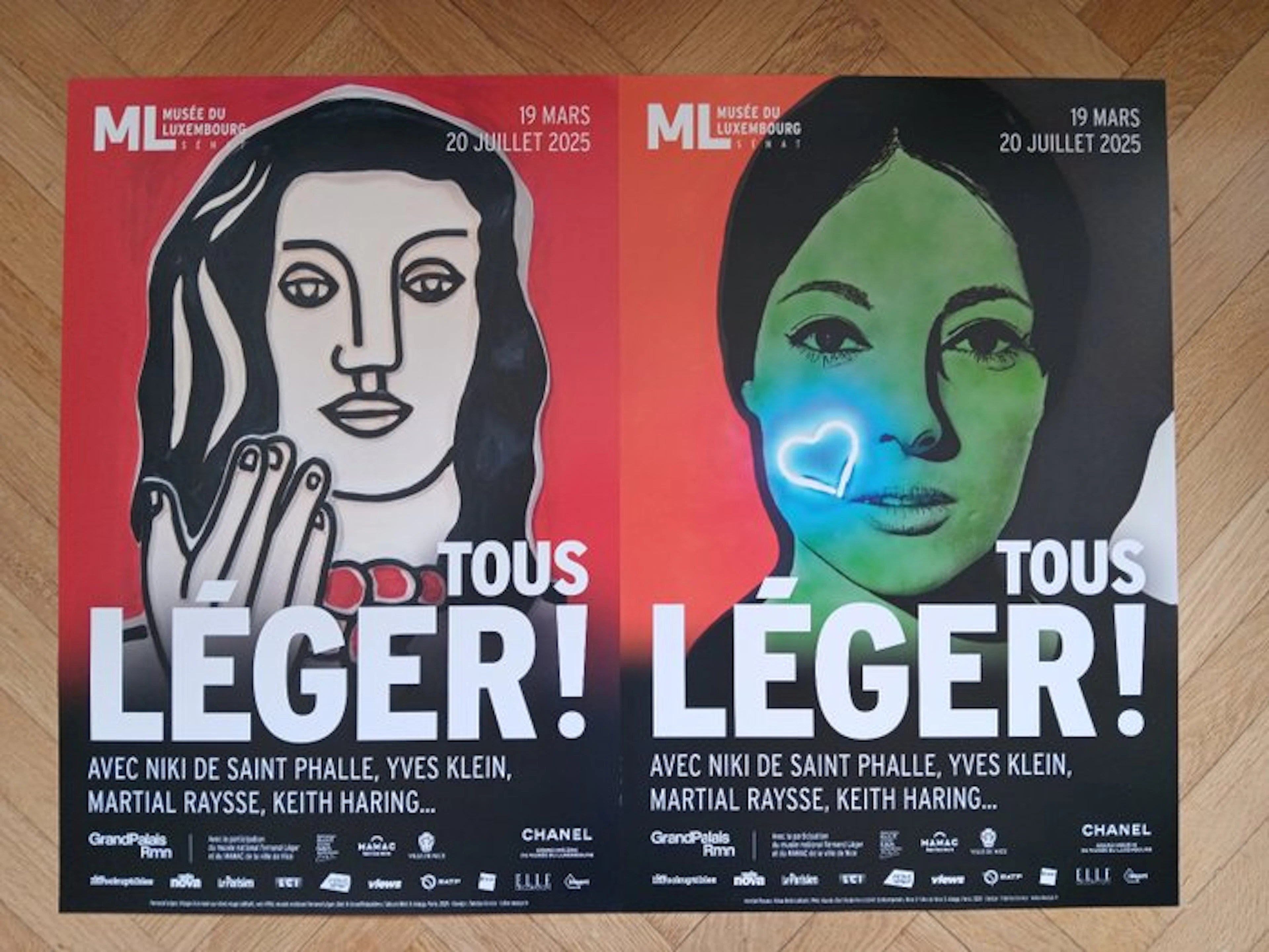 Martial Raysse x Fernand Léger - Deux affiches originales...