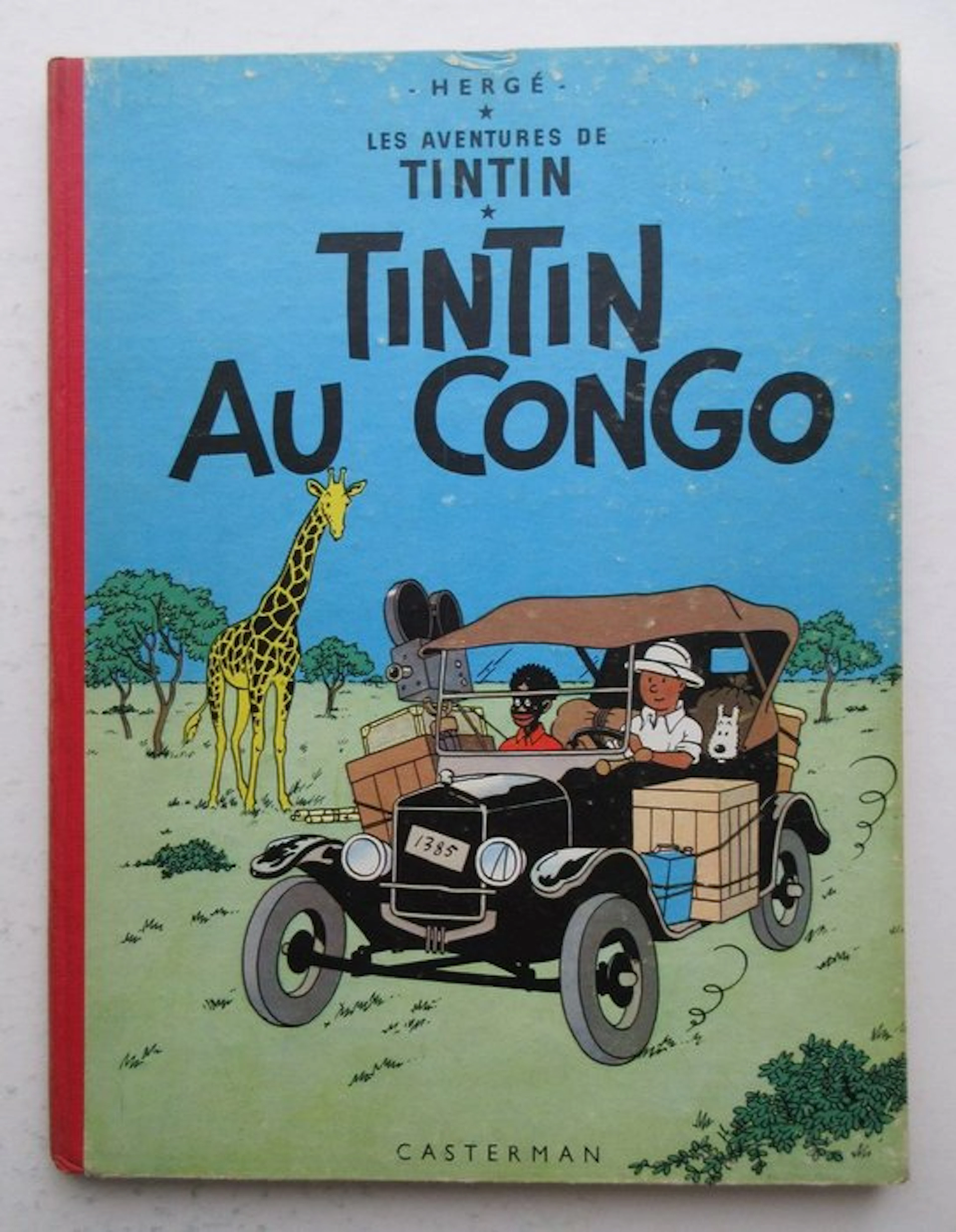 Tintin T2 - Tintin au Congo (B21 bis) - C - 1 Album - Reprint - 1957