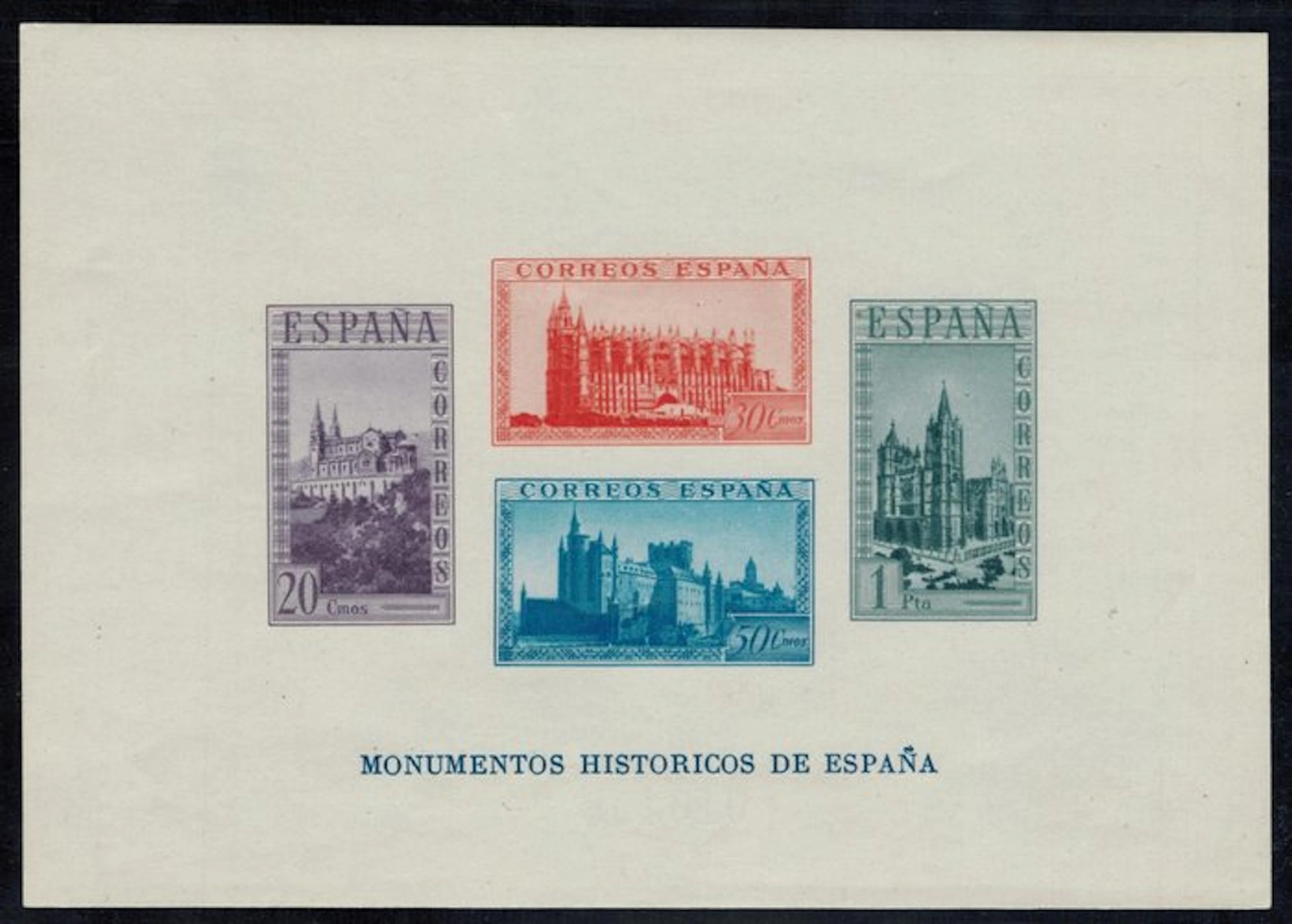 Spain 1938 - Historical Monuments of Spain. Without gum. Edifil 848. MNH