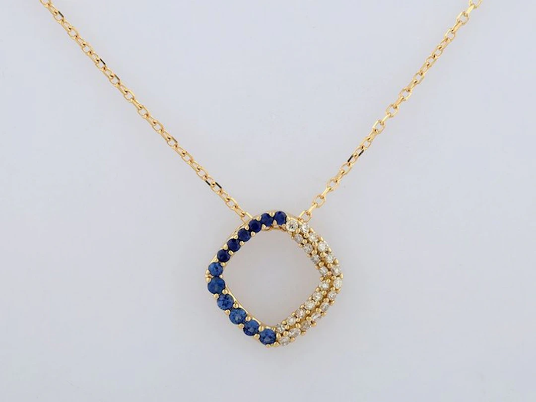 No reserve price - Necklace with pendant - 14 kt