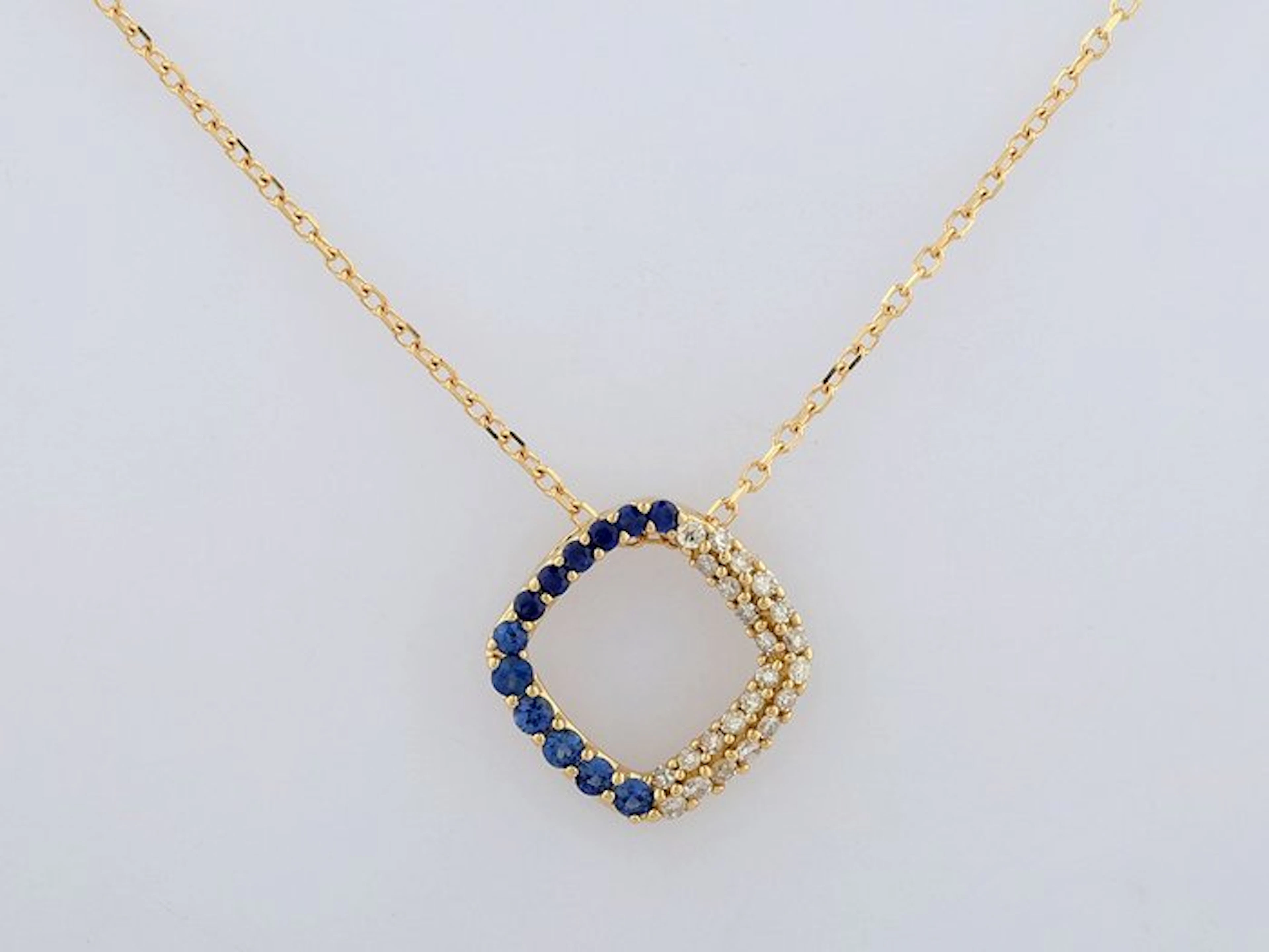 No reserve price - Necklace with pendant - 14 kt