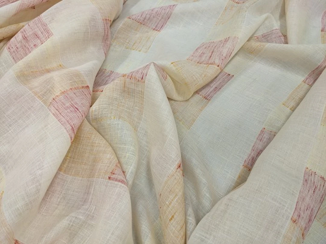 Canapa&Lino per tende Vintage anni '80 cm 670 x 340...