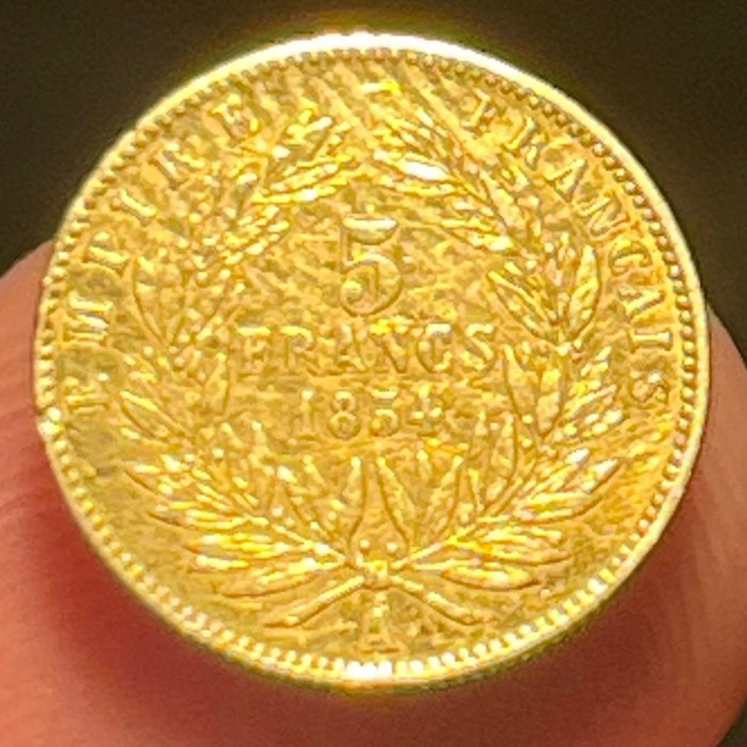 France. Napoléon III. 5 Francs 1854-A, Paris