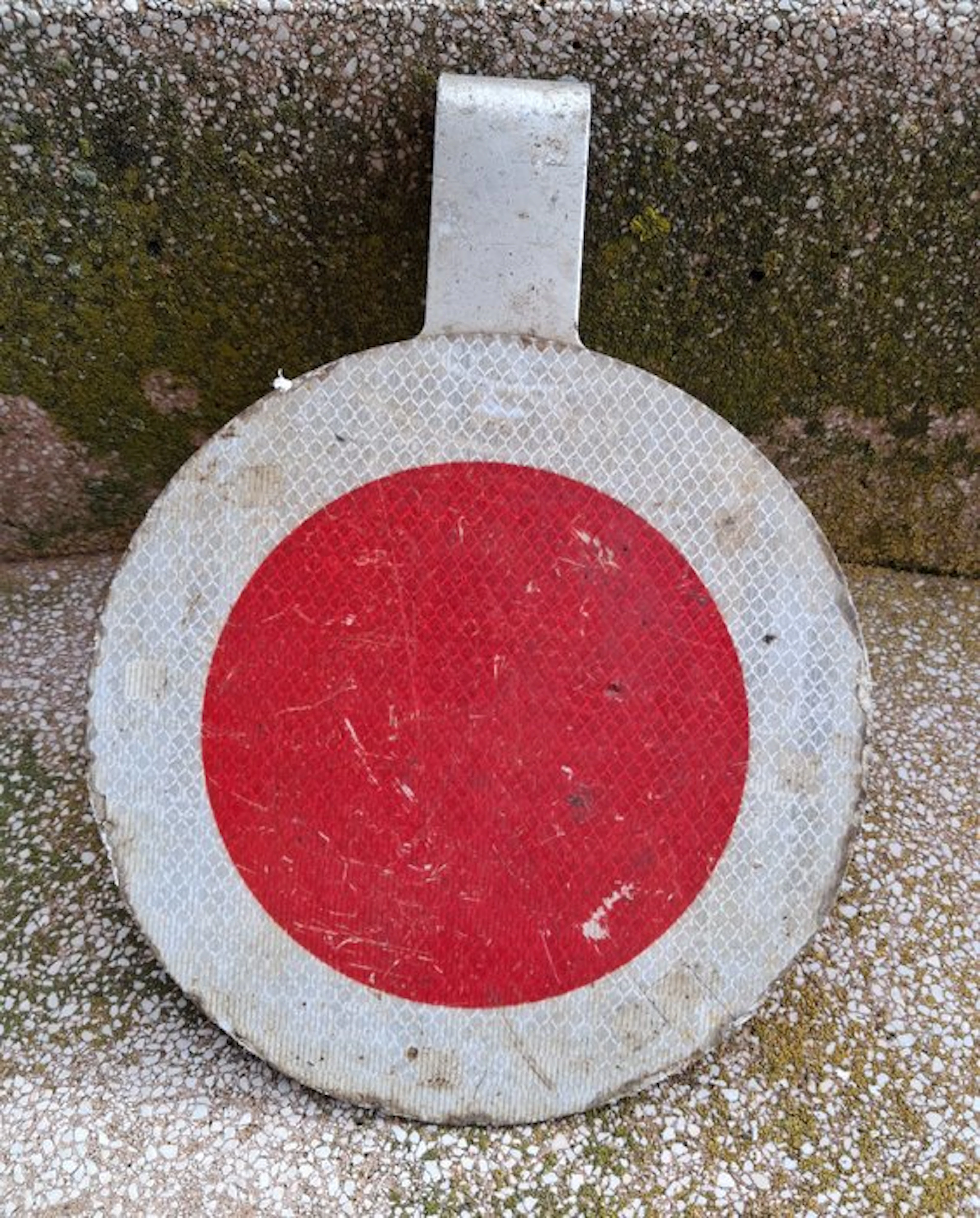Original metal sign from the Italian State Railways - Sign - Metal