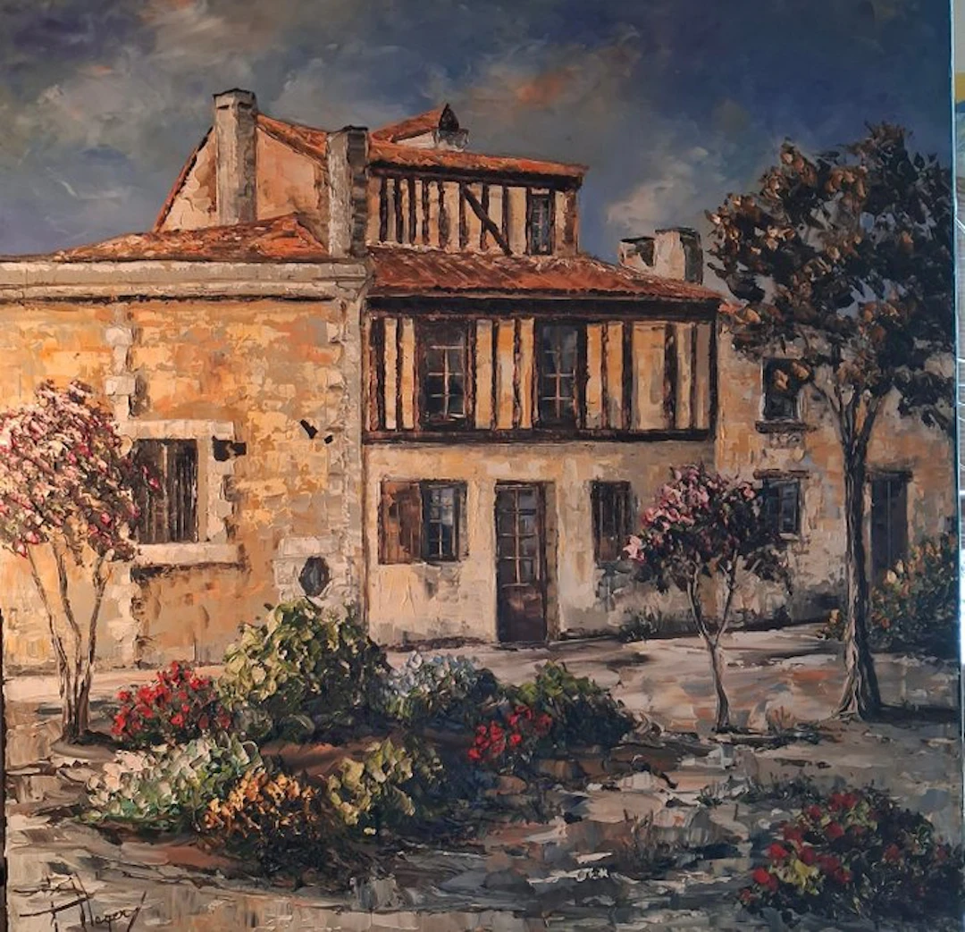 Olivier Pfleger (1967) - Maison à Colombages ( Vieux Bergerac)