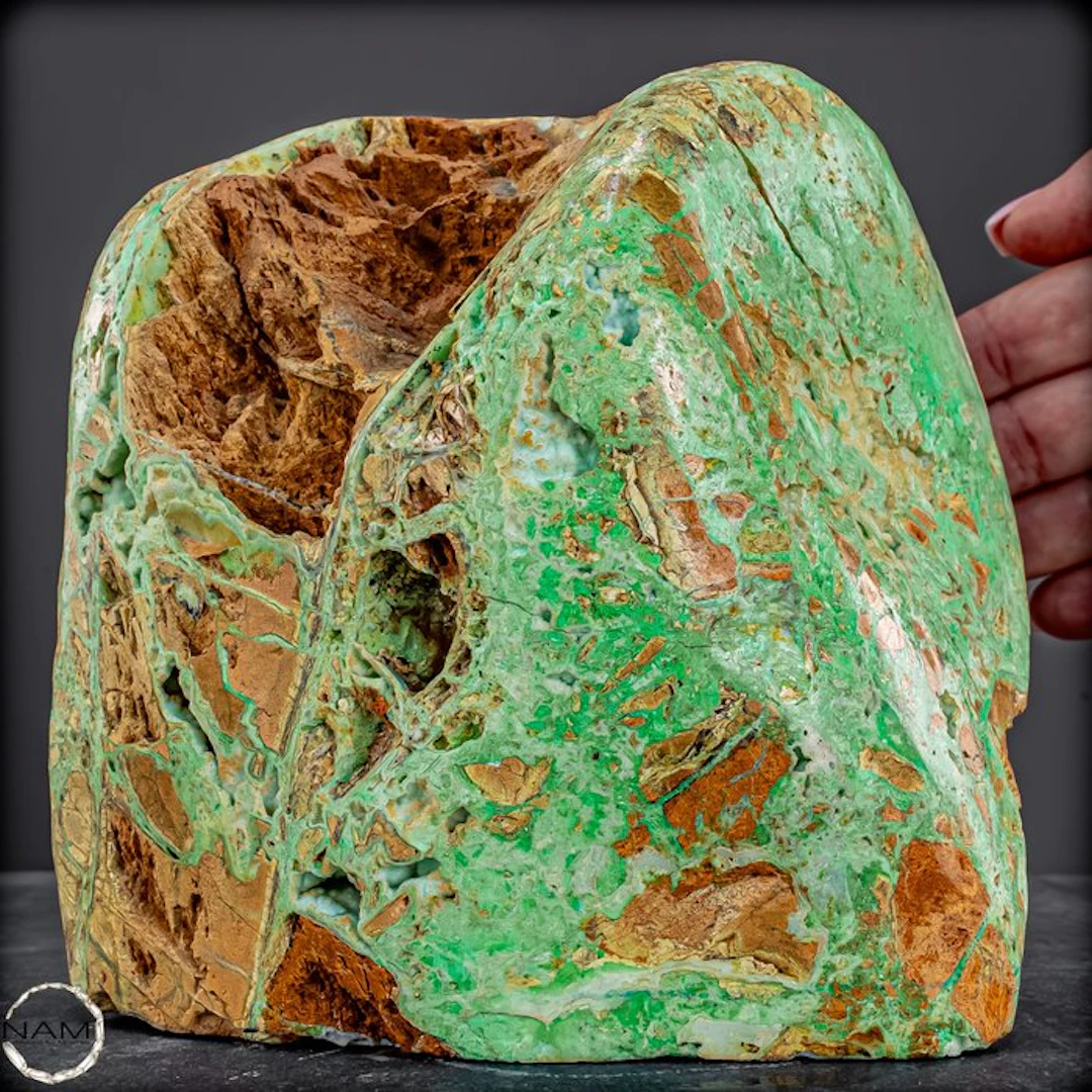 Natural chrysoprase freeform from Indonesia- 2873.92 g
