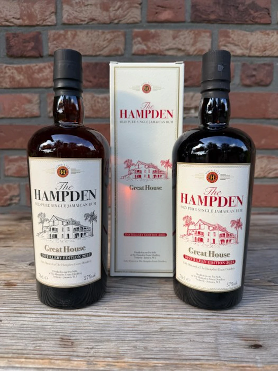 Hampden - Great House - Distillery Edition 2023 & 2024 - 70cl - 2 bottles