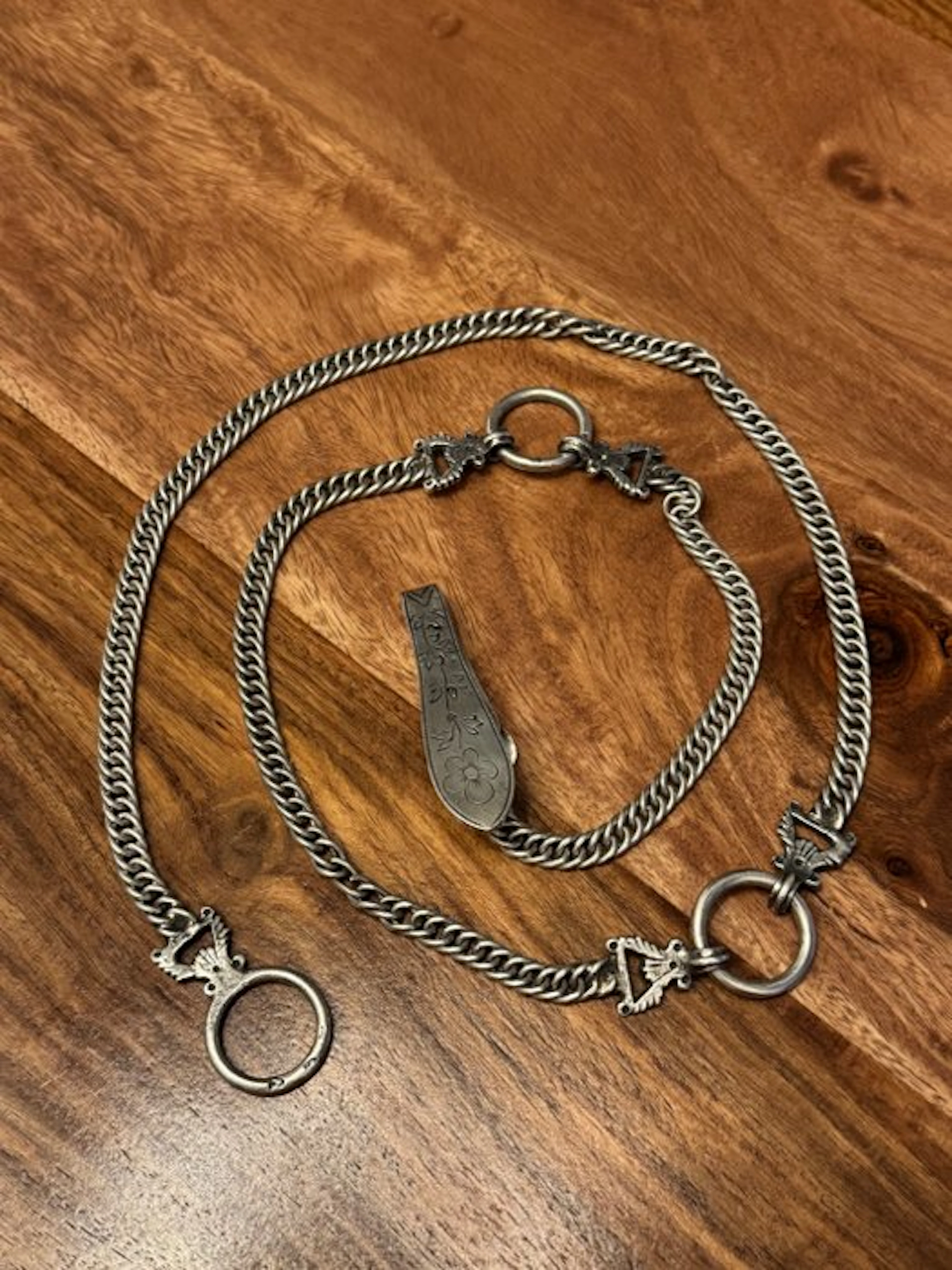 No reserve price - Chain Silver - antique silver chain