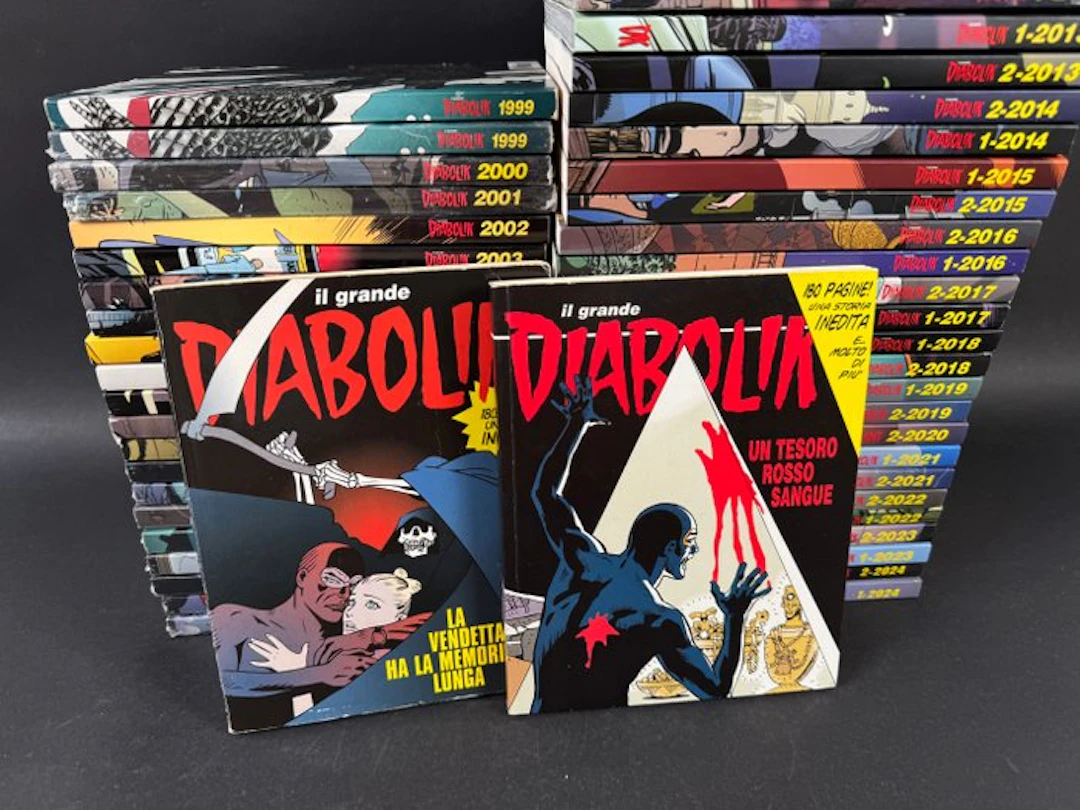 Diabolik almanacco annuale dal 1997 al 2024 - Completa...
