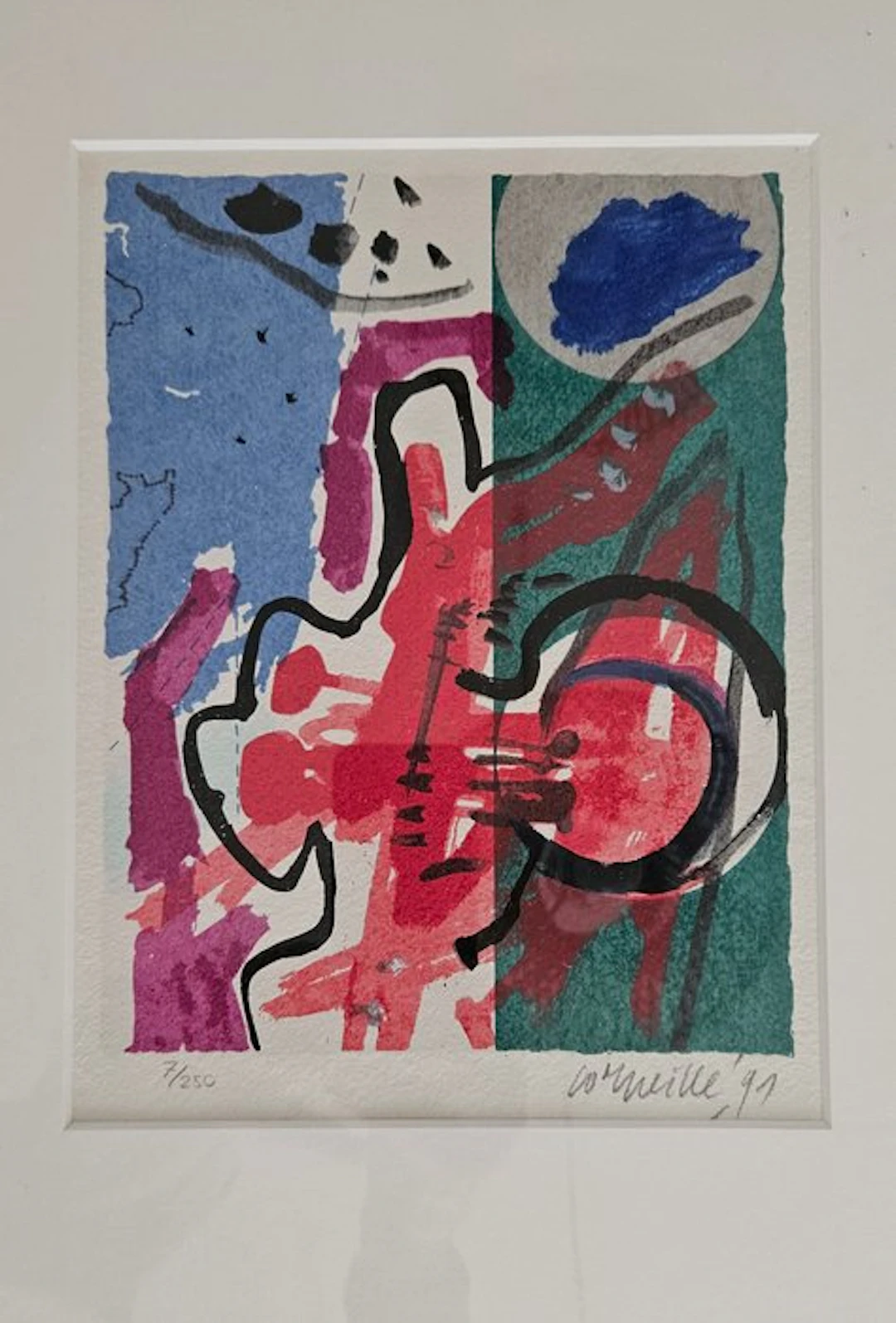Corneille (1922-2010) - Schedel vol stem