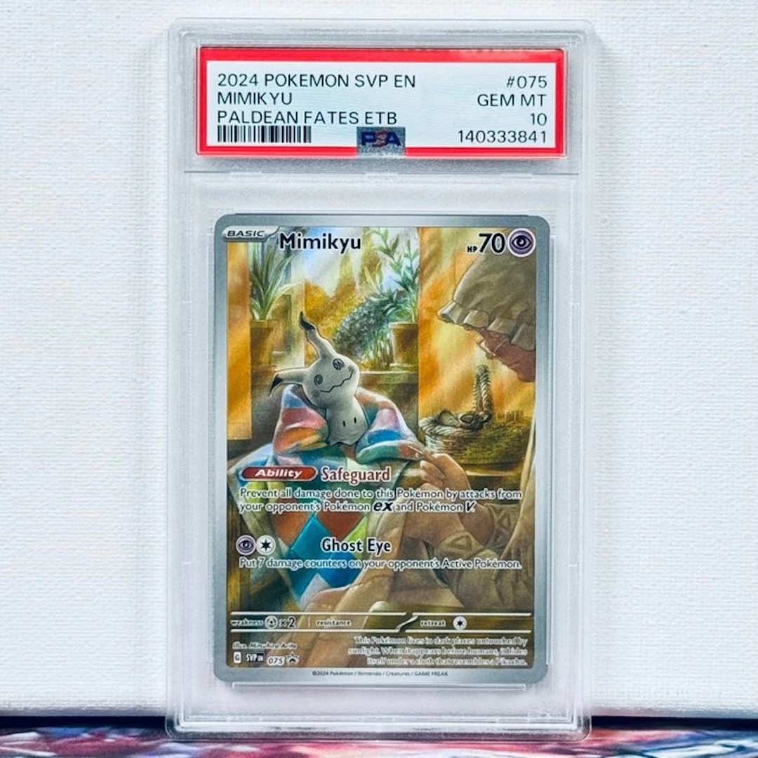 Pokémon Graded card - Mimikyu #075 2024 Pokemon SVP EN...