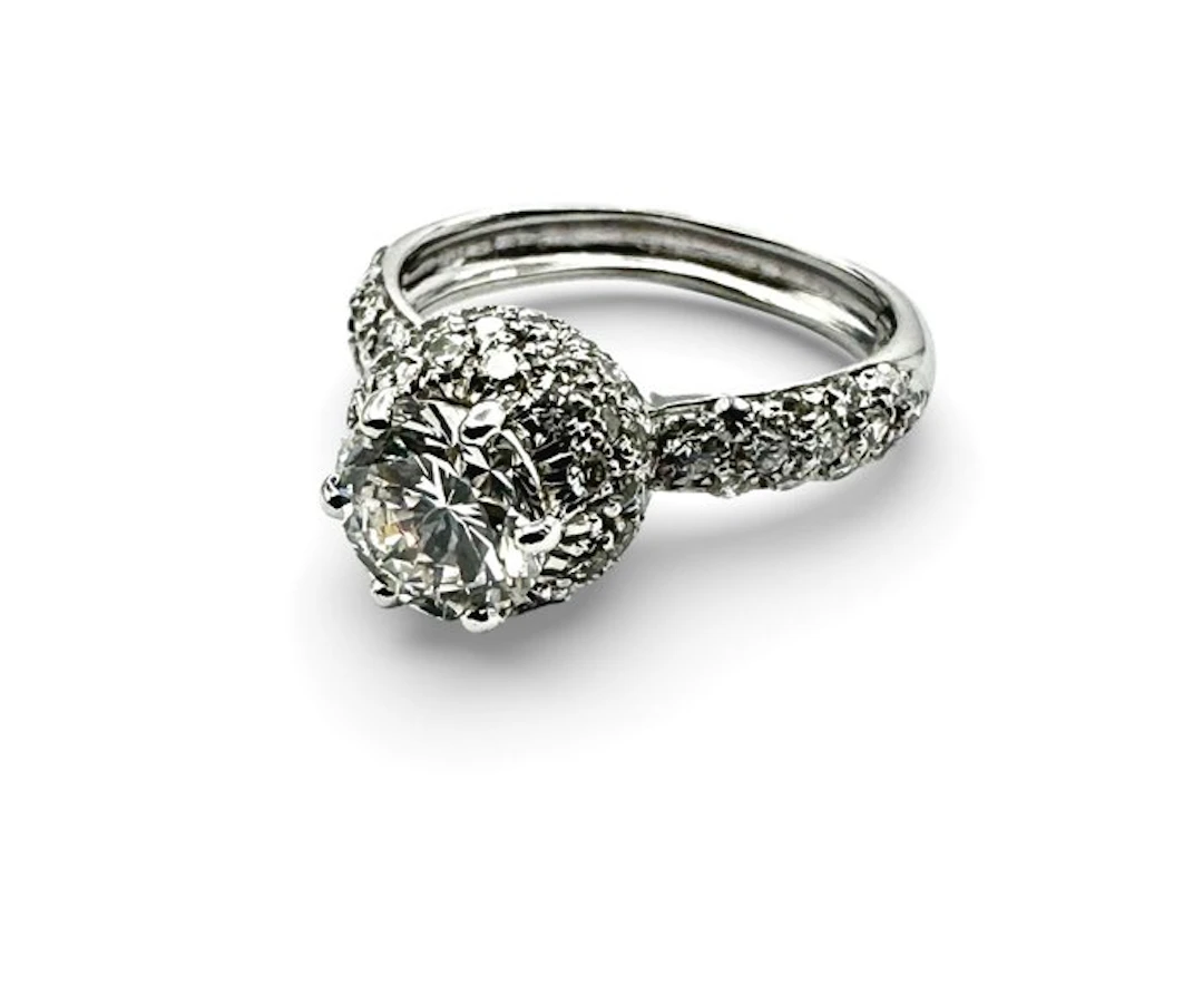 Damiani - Ring - 18 kt. White gold - Brilliant-cut diamonds