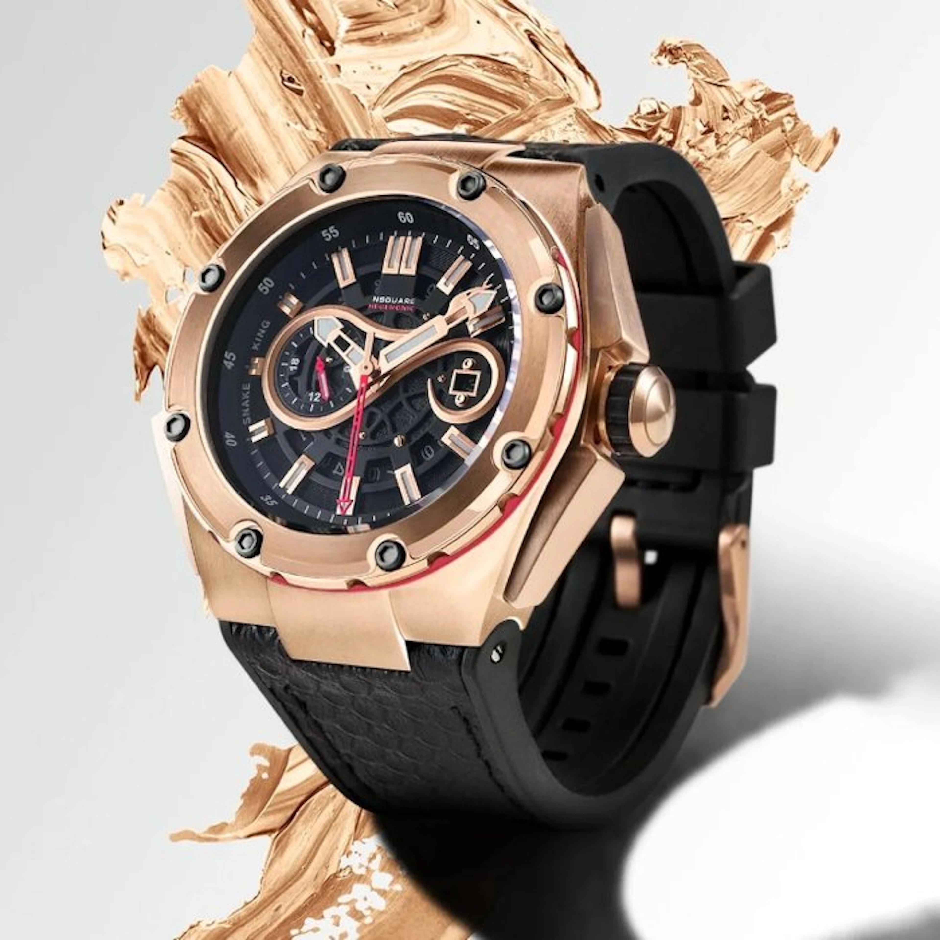 NSquare - SNAKE KING - Automatic - Gold - Rare - New - Men - 2026