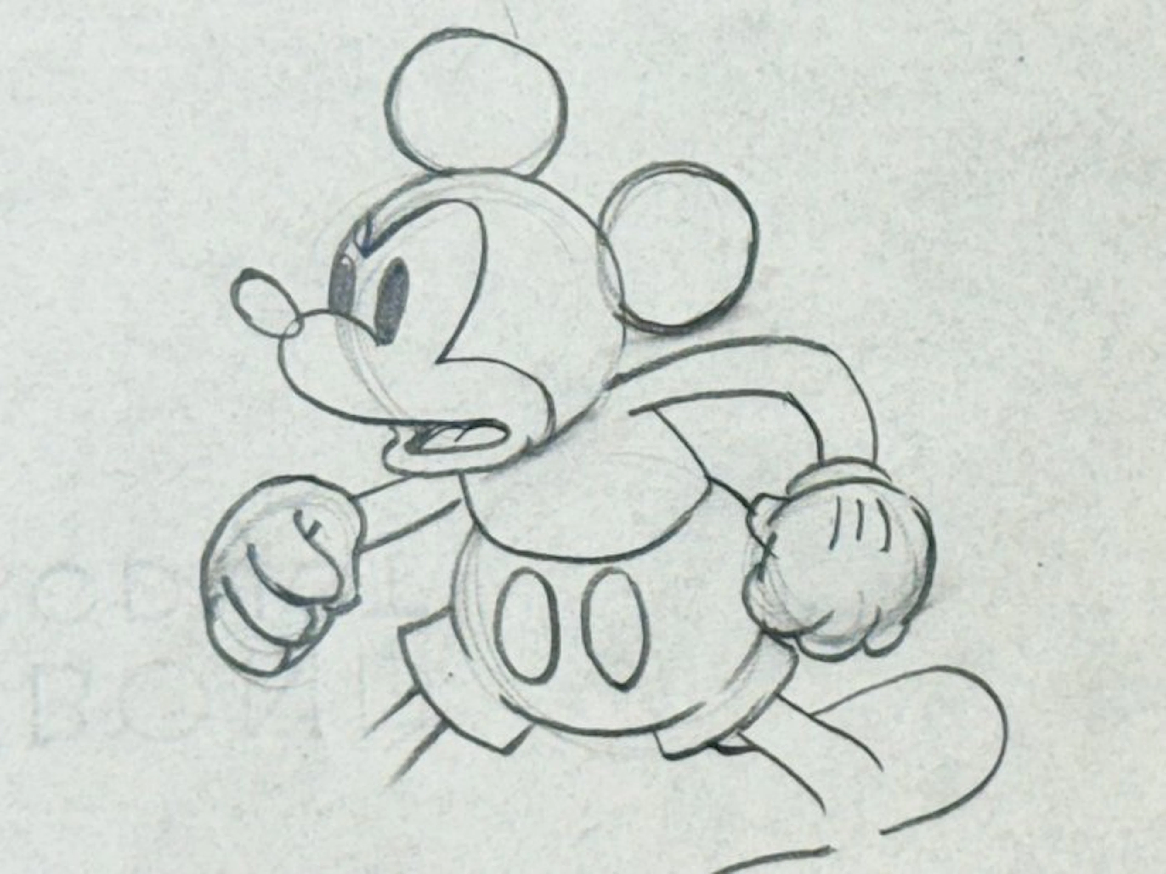 Walt Disney - Shanghaied (1934) - Mickey Mouse Production Drawing