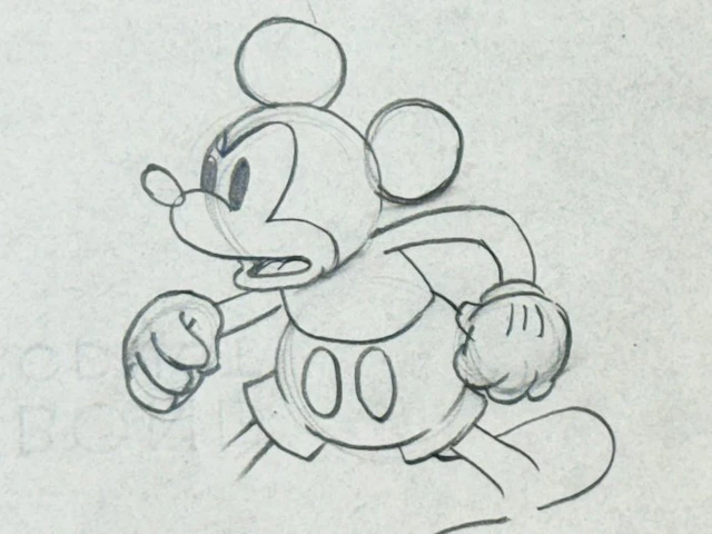 Walt Disney - Shanghaied (1934) - Mickey Mouse Production Drawing